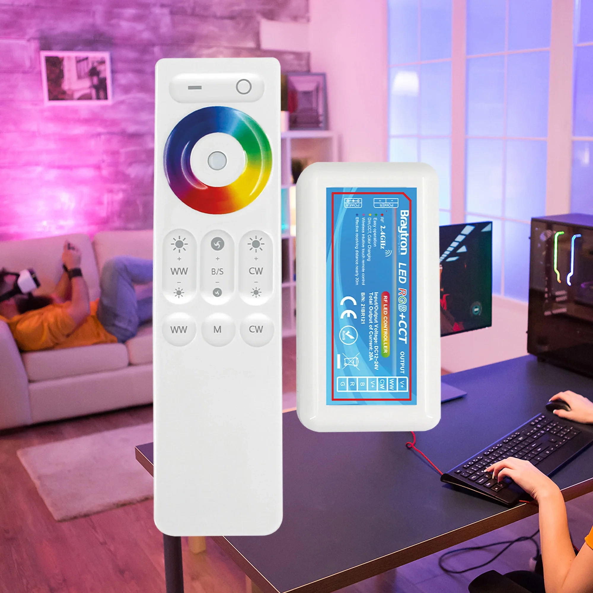 RGBW LED KONTROLER 480W SA DALJINSKIM — slika 2