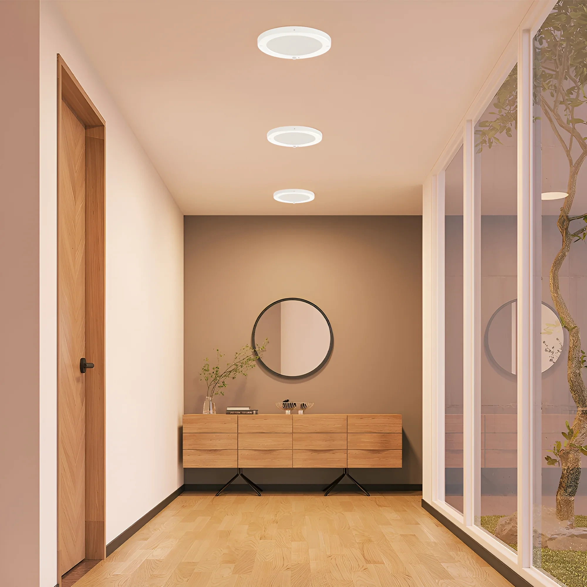 LED PANEL NADGRADNI OKRUGLI 20W BELI CCT — slika 2