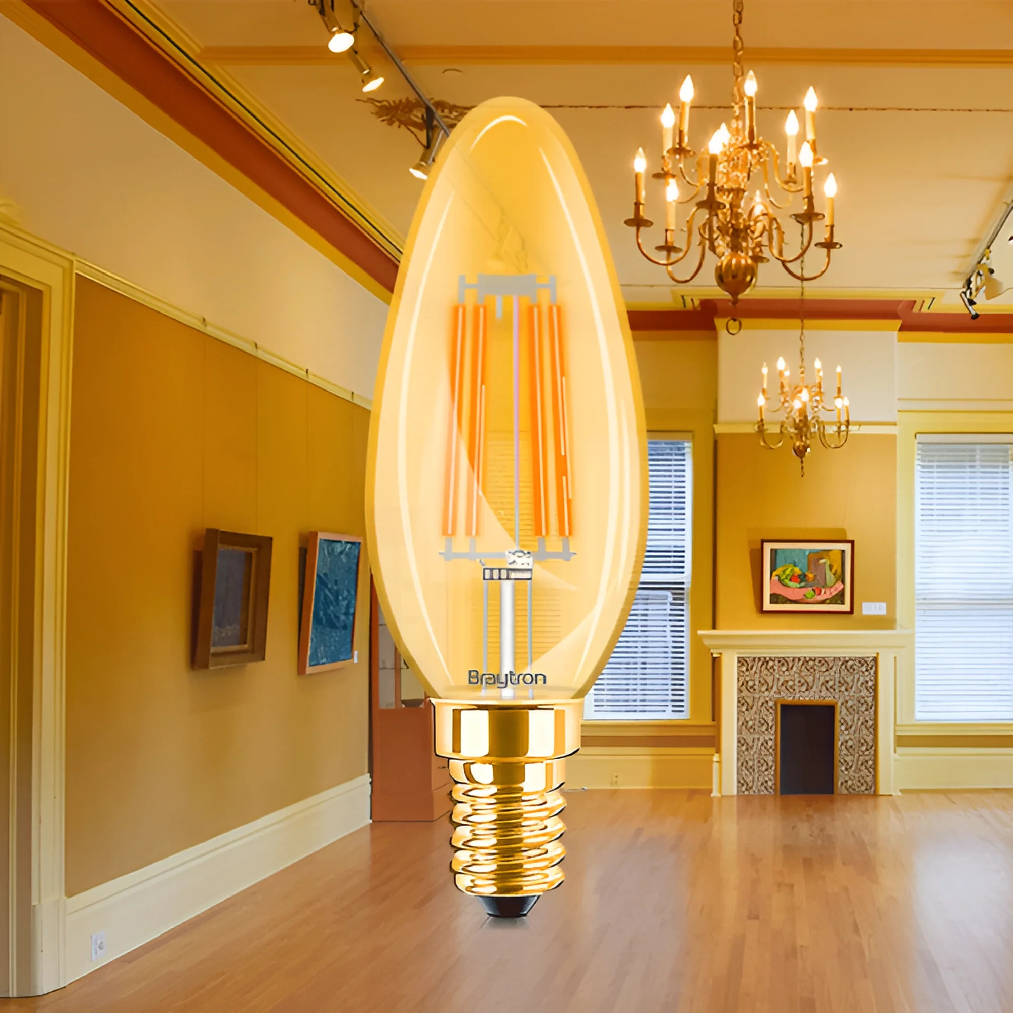 LED FILAMENT SVECA 4W E14 AMBER 2200K — slika 2