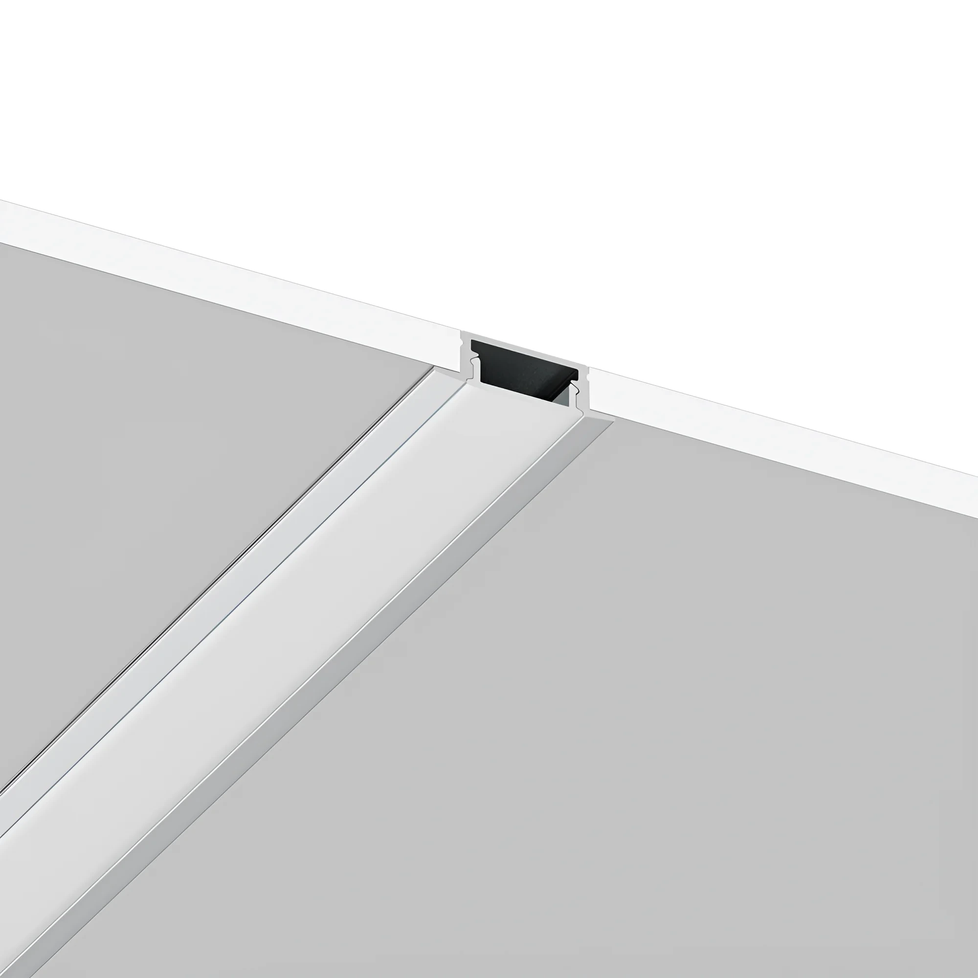ALUMINIJUMSKI UGRADNI LED PROFIL RC1707 2M SREBRNI — slika 2