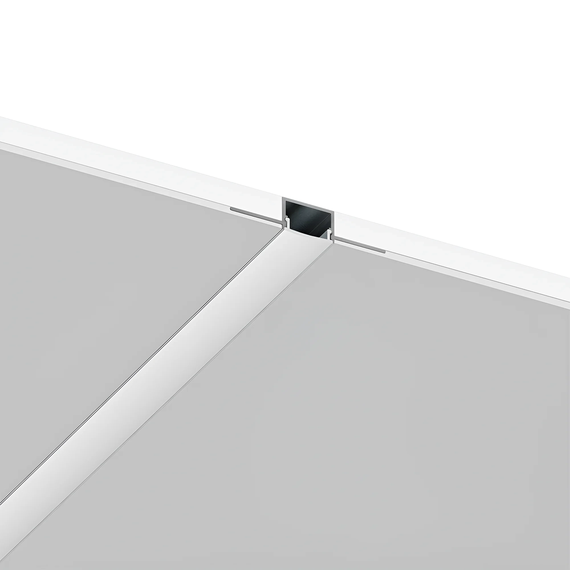 ALUMINIJUMSKI GIPSANI LED PROFIL 2M SREBRNI — slika 2
