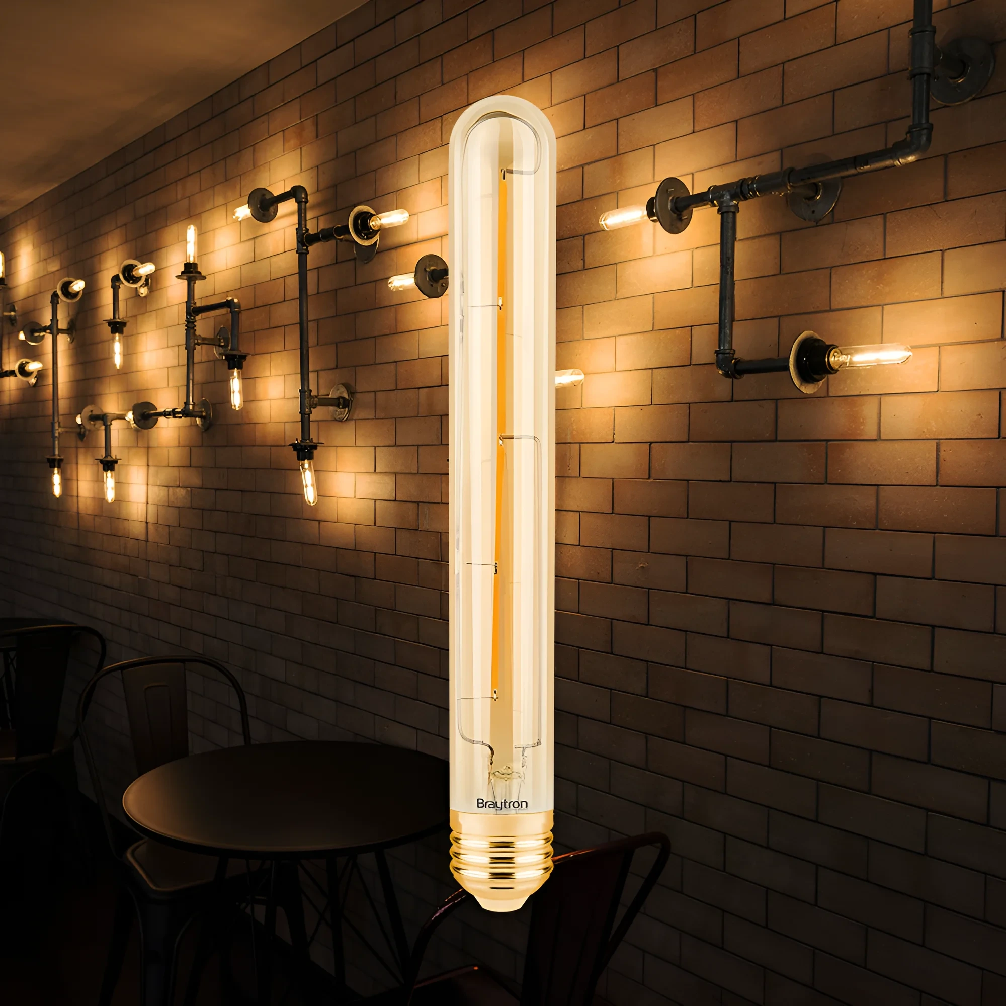 DIMABILNA LED FILAMENT SIJALICA T30 6W E27 AMBER 2200K — slika 2