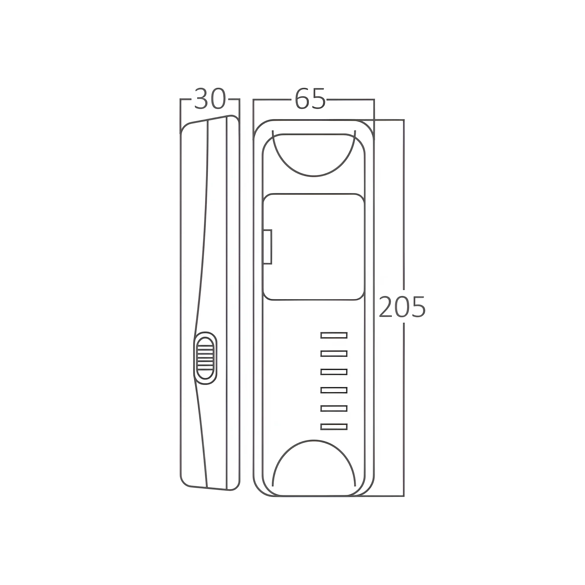 LED PUNJIVA LAMPA BM30 30LED 6500K BELA — slika 8