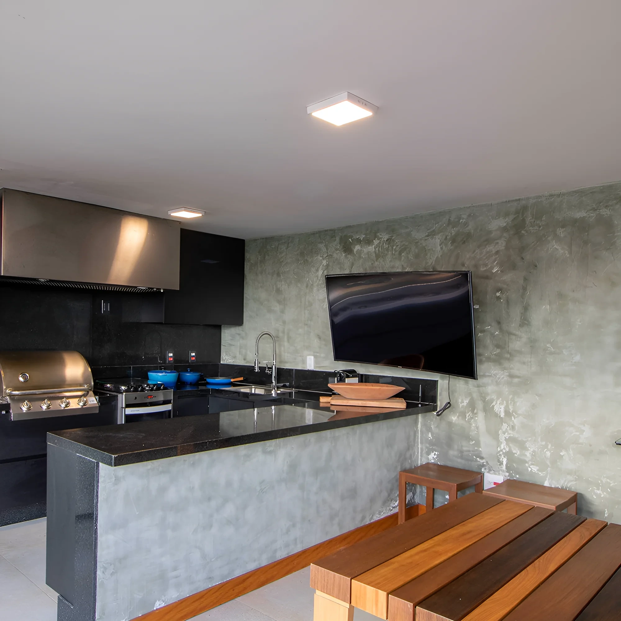 LED PANEL NADGRADNI KVADRATNI 12W BELI 4000K — slika 2
