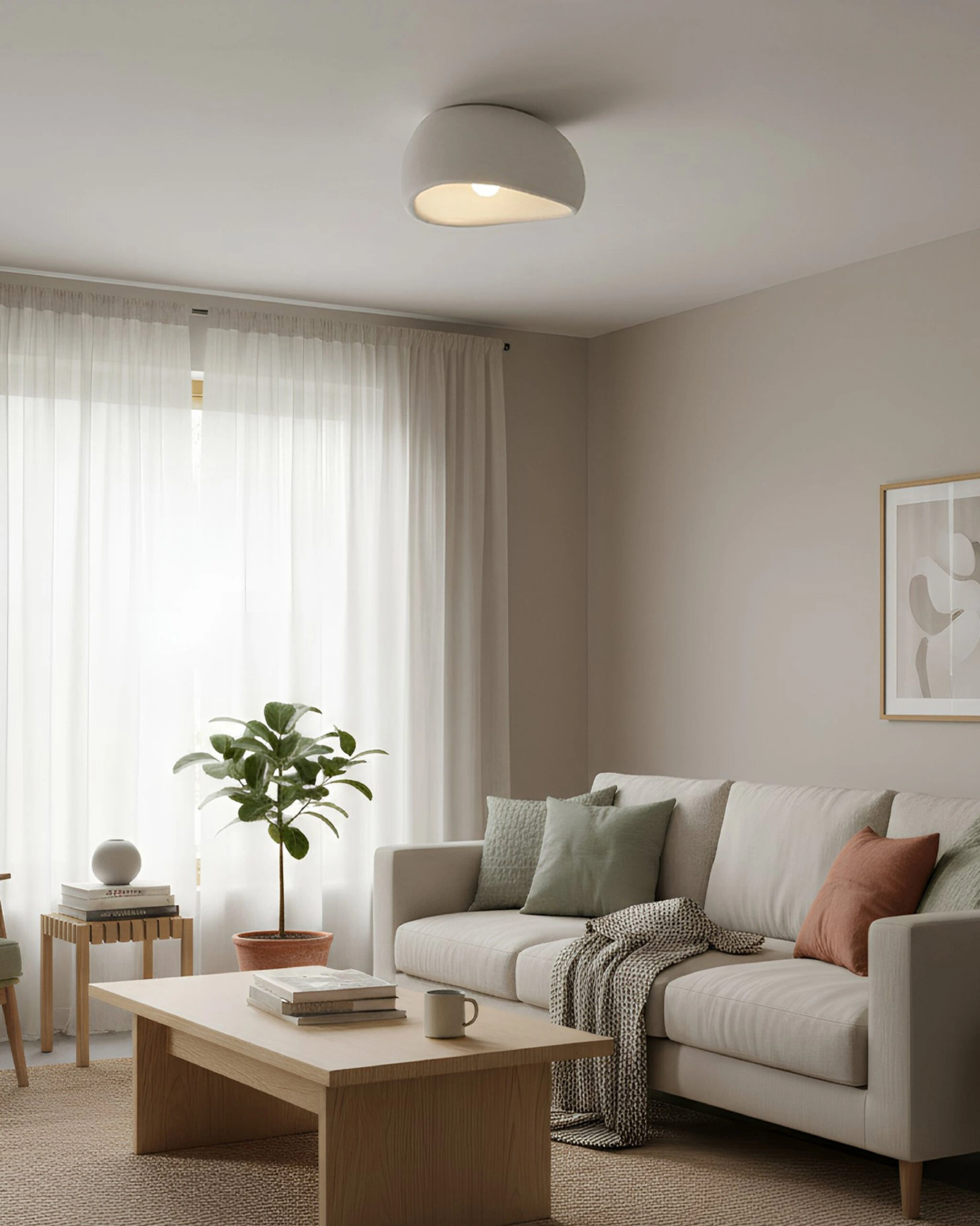 Plafonska lampa F7071-1CL WH — slika 2