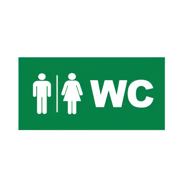 OZNAKA WC PVC