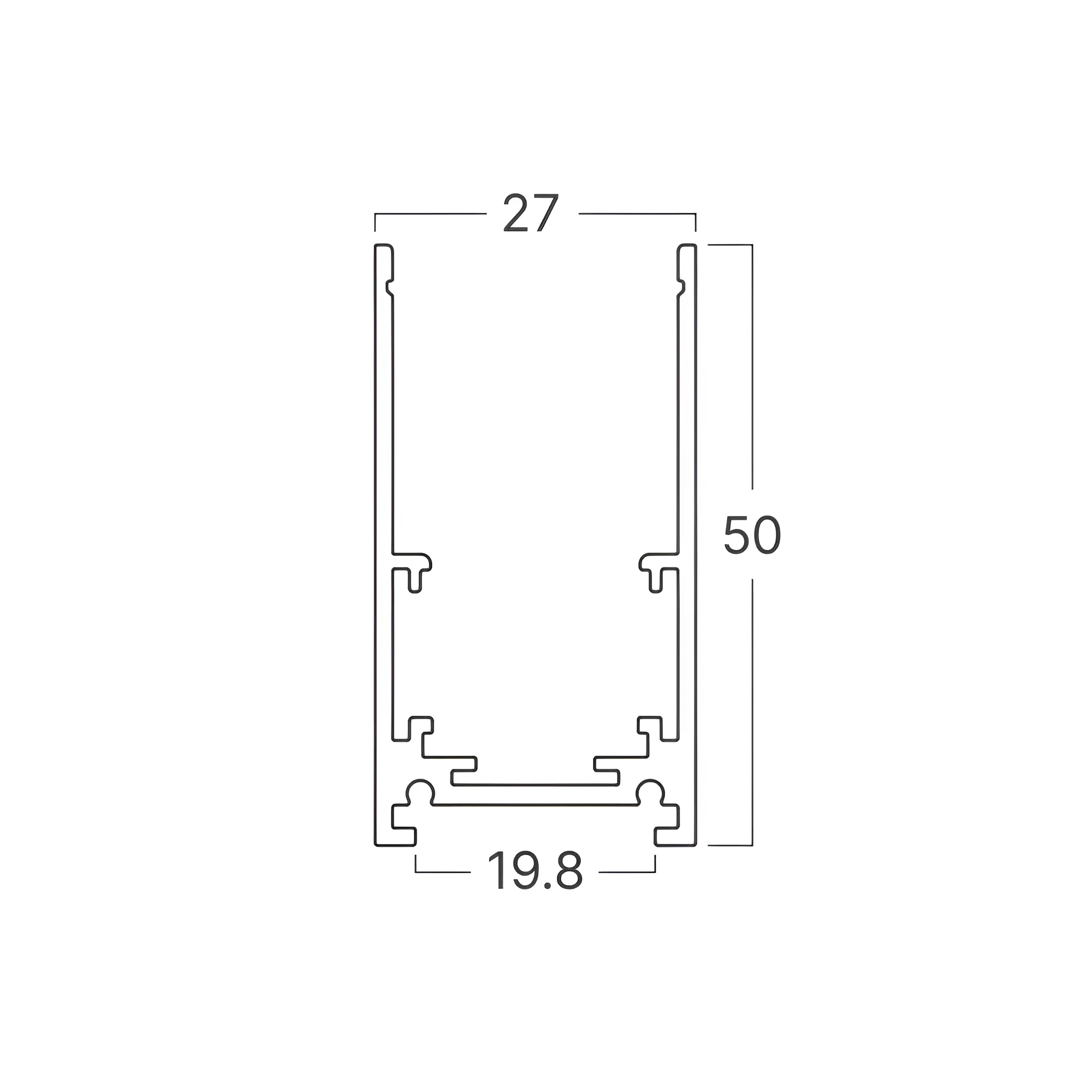MAGNETNA SINA NADGRADNA 2M CRNI 48VDC — slika 3