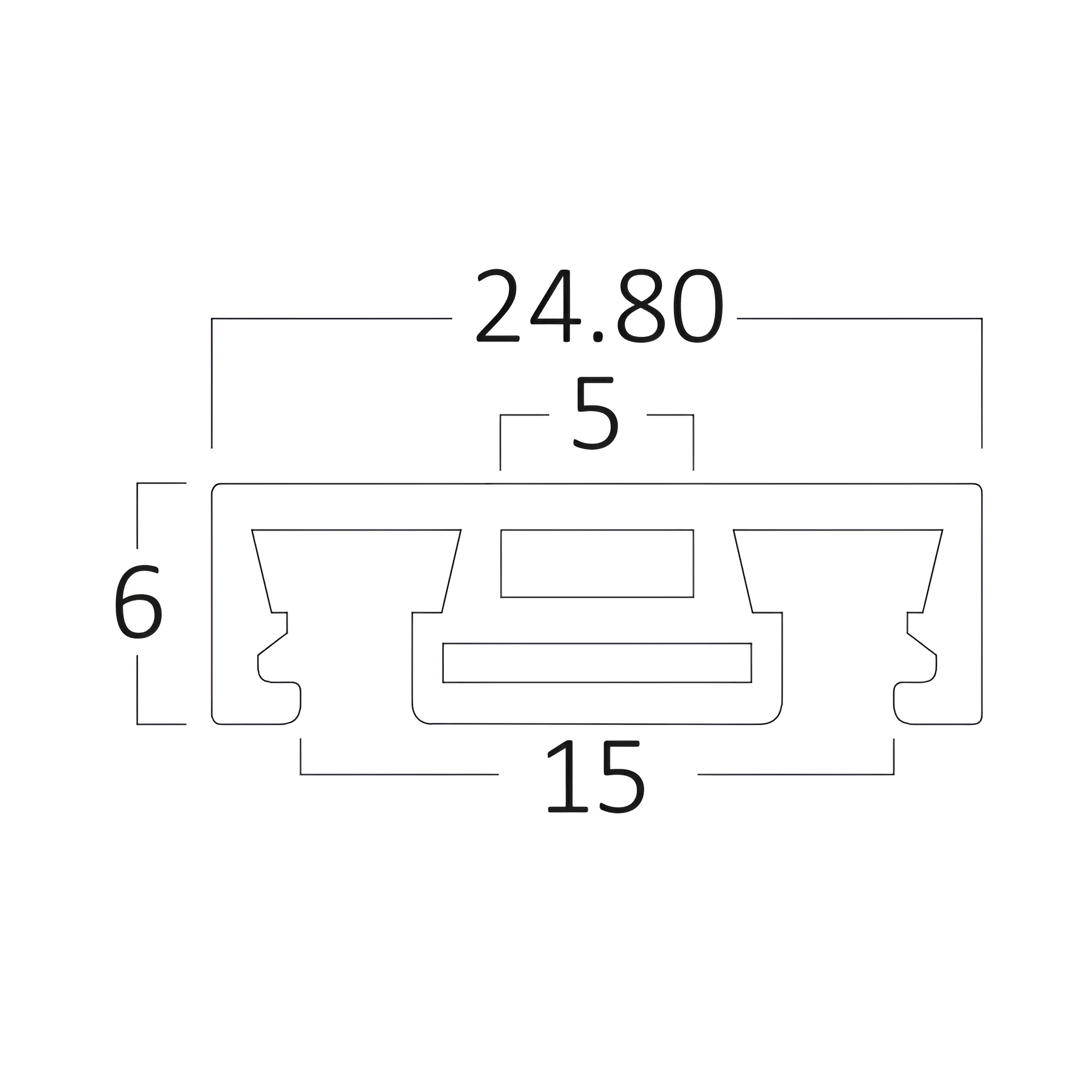 MAGNETNA SINA NADGRADNA 1M CRNI 48VDC — slika 3