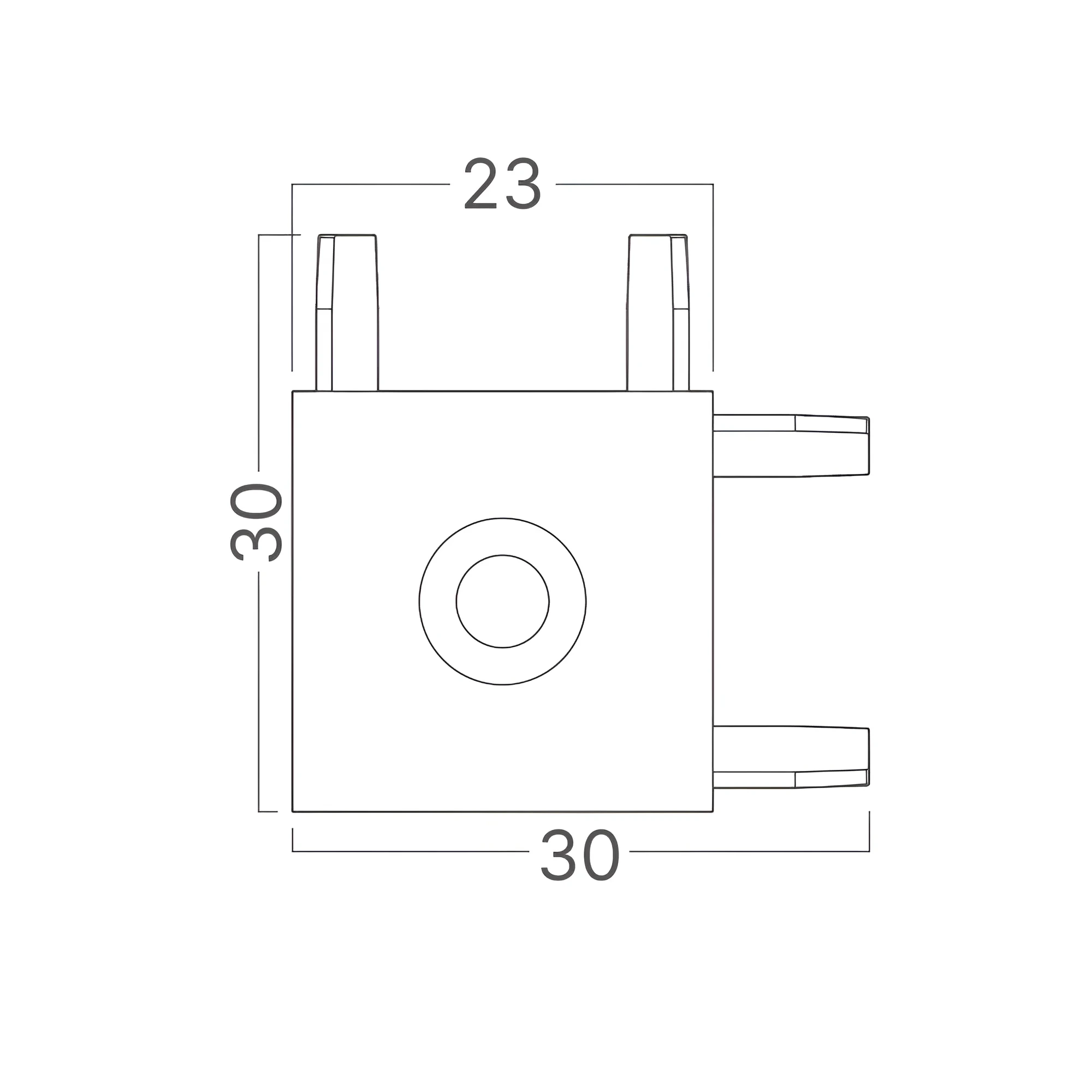 MAGNETNI L CRNI 48VDC — slika 3