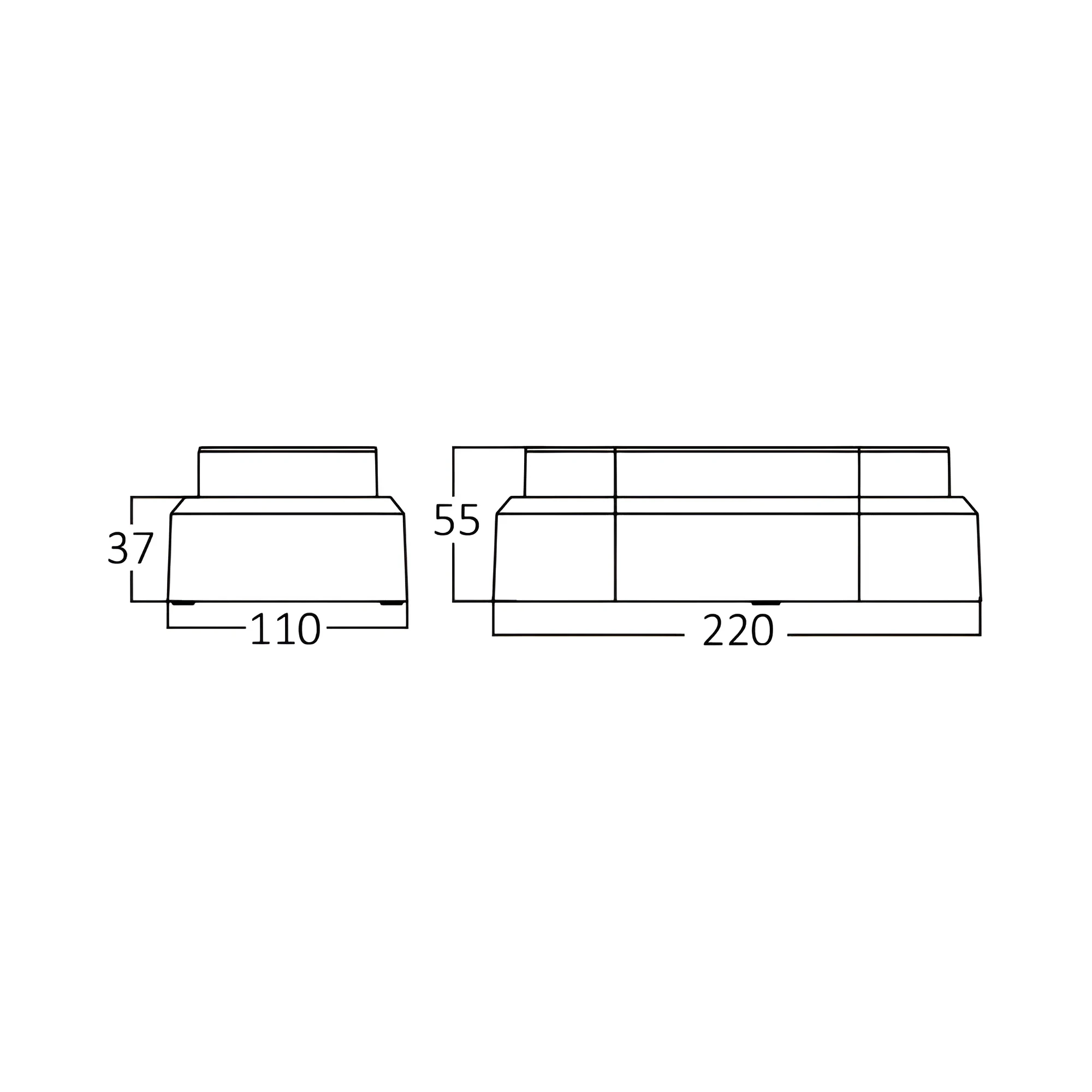 LED BRODSKA SVETILJKA ELIPSA 18W BELA IP54 3000K — slika 3