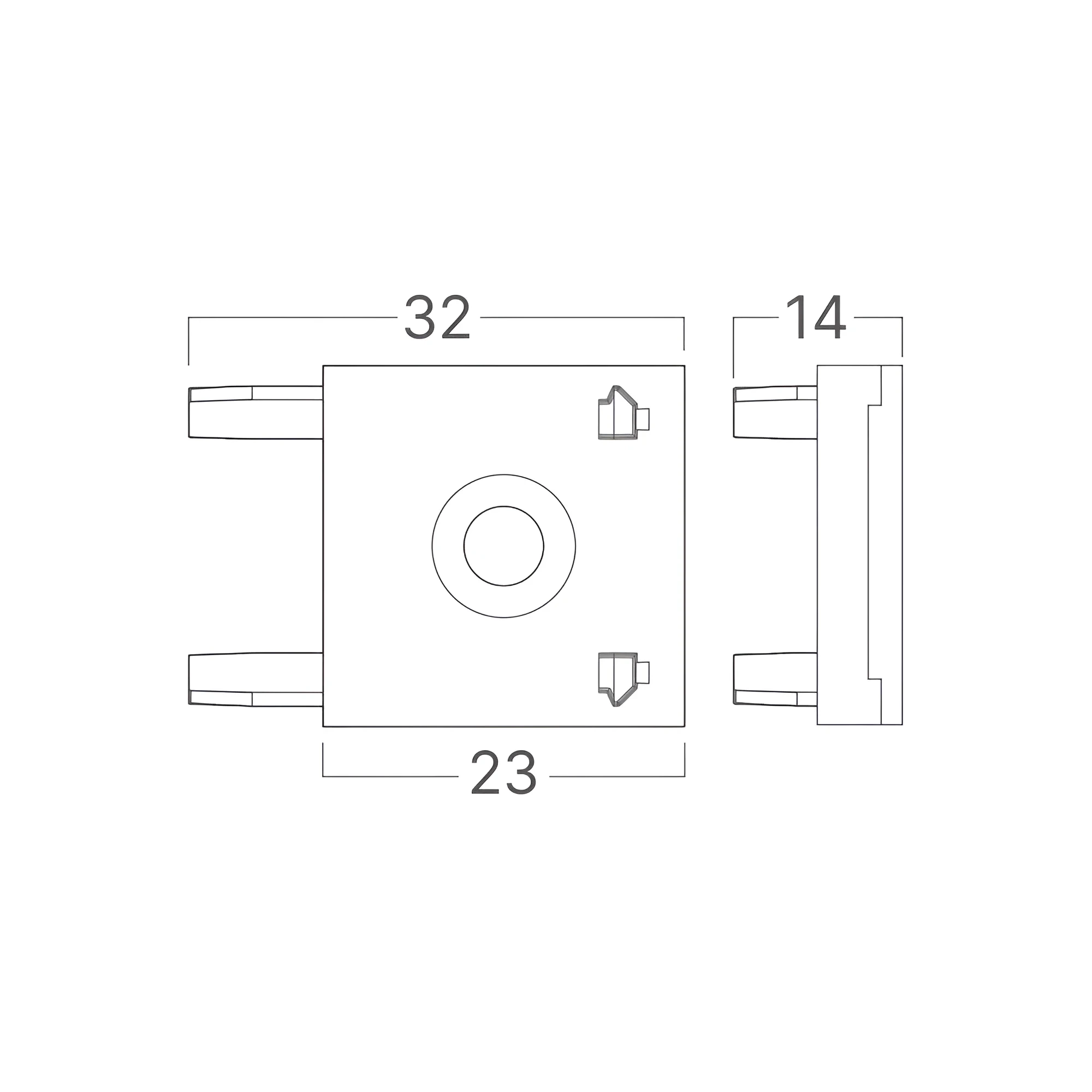 MAGNETNI L CRNI 48VDC — slika 3