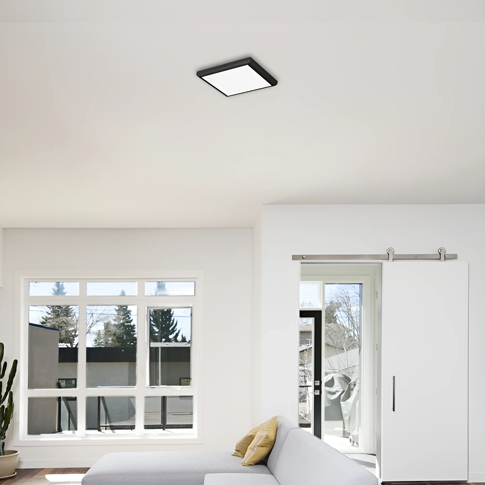 LED PANEL NADGRADNI KVADRATNI 20W CRNI CCT — slika 2