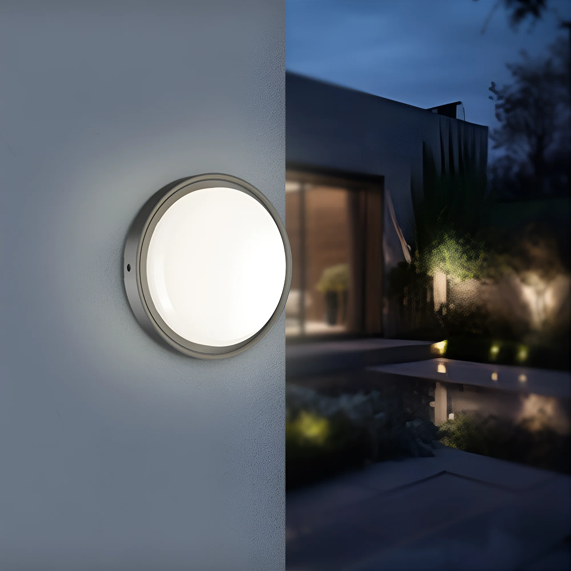 LED BRODSKA SVETILJKA OKRUGLA 18W CRNA CCT IP65 — slika 2
