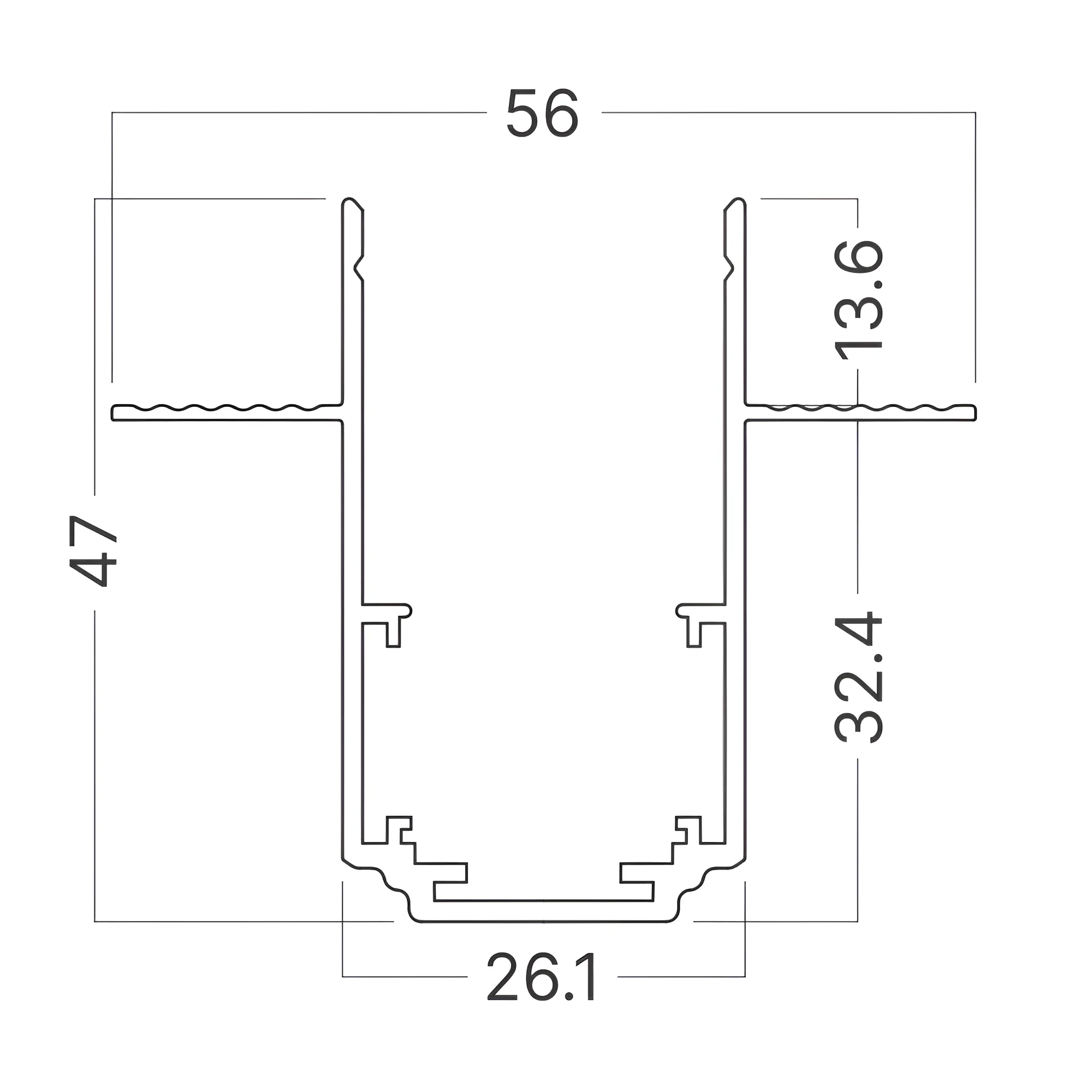 MAGNETNA SINA UGRADNA 2M CRNI 48VDC — slika 3