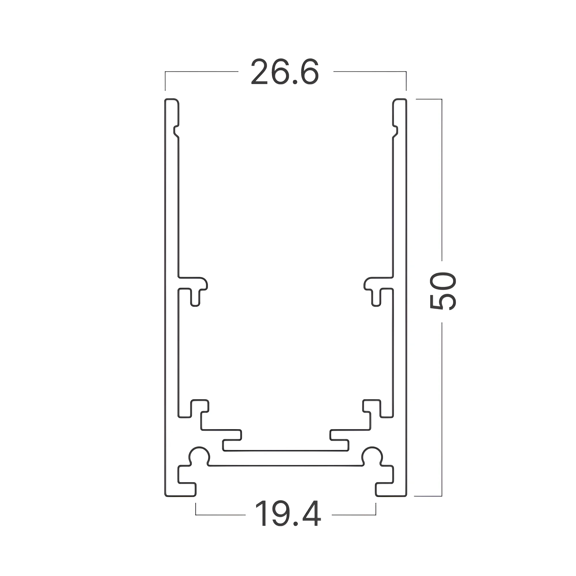 MAGNETNA SINA NADGRADNA 2M CRNI 48VDC — slika 3