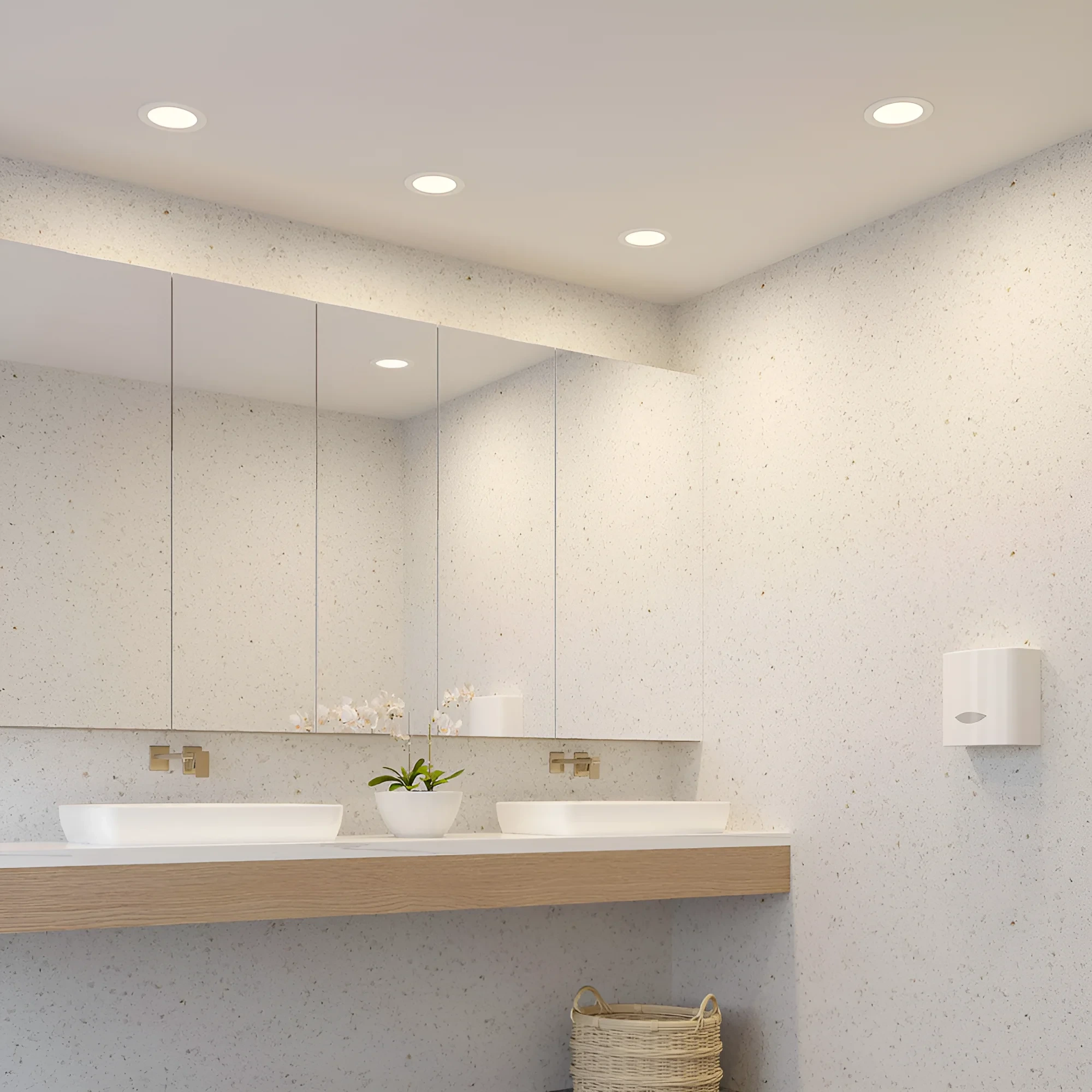 LED DOWNLIGHT D120 14W BELI CCT IP54 — slika 2