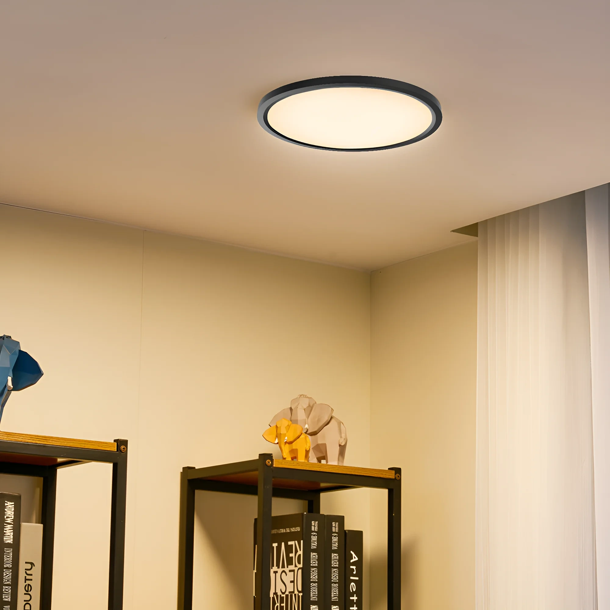 LED PLAFONJERA OKRUGLI 45W CRNI CCT — slika 2