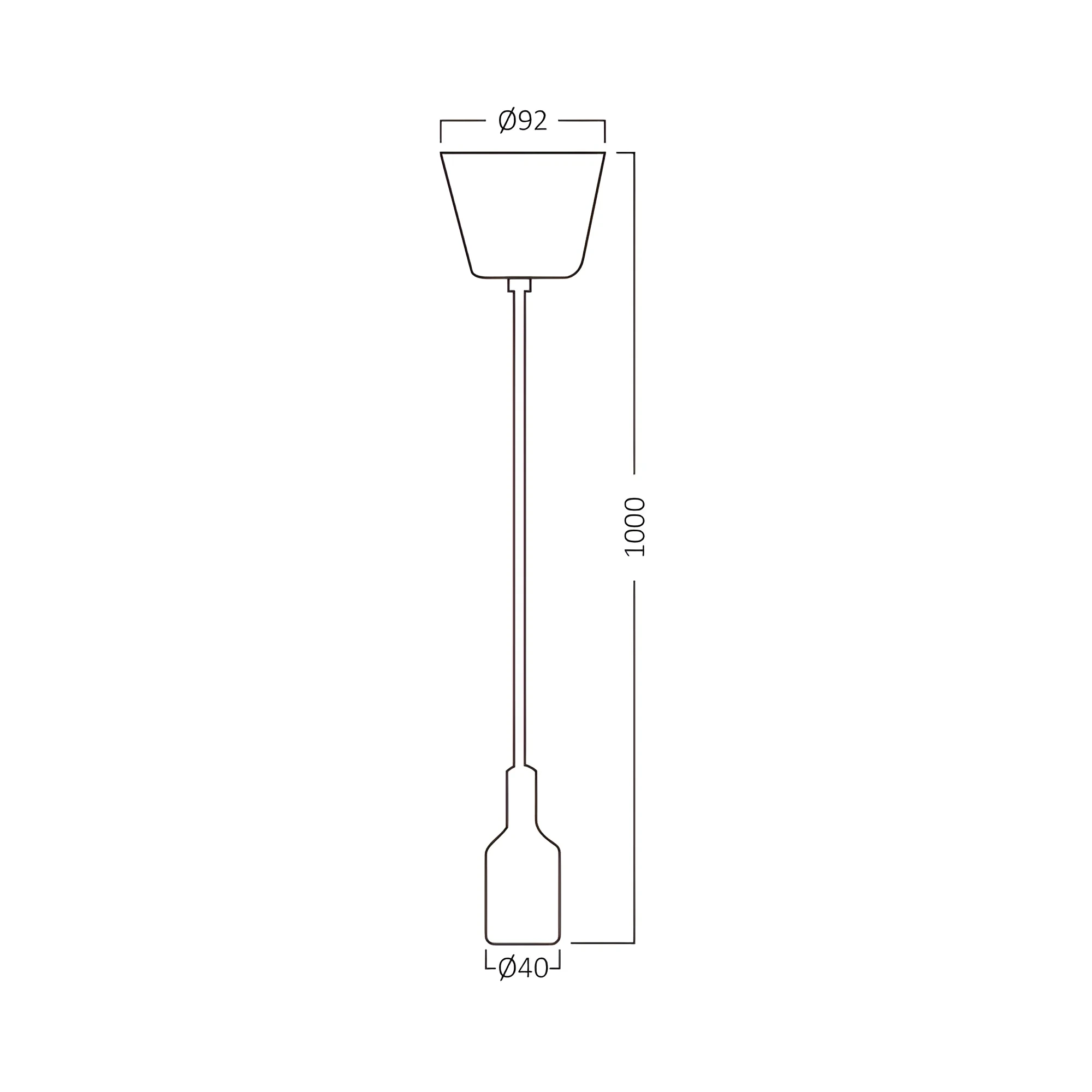 VISECE GRLO E27 1M — slika 4