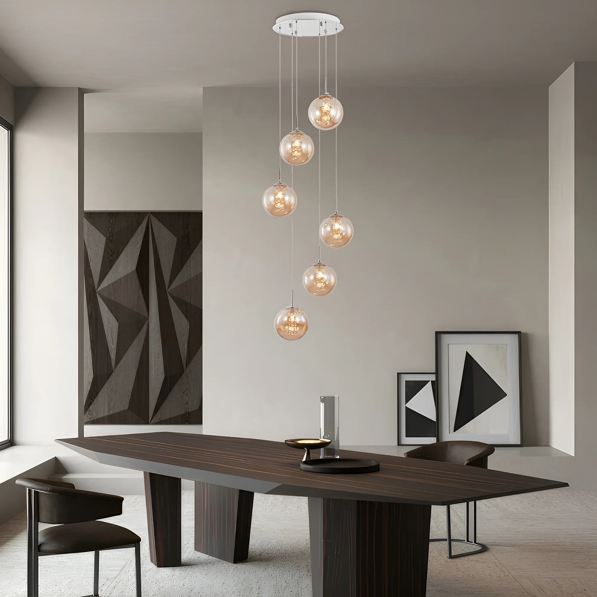 VISILICA 6-GLAVA G9 AMBER — slika 2