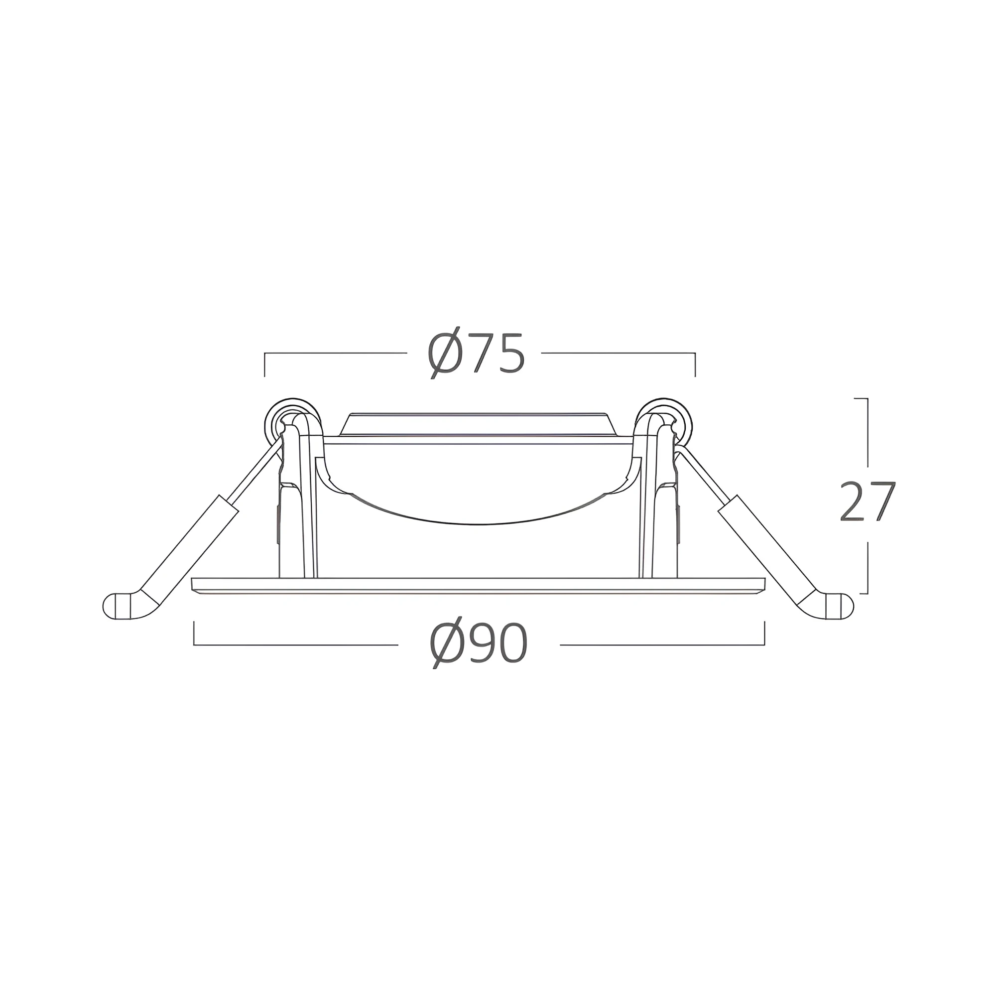 LED SPOT SVETILJKA OKRUGLA 7W CRNA CCT — slika 7