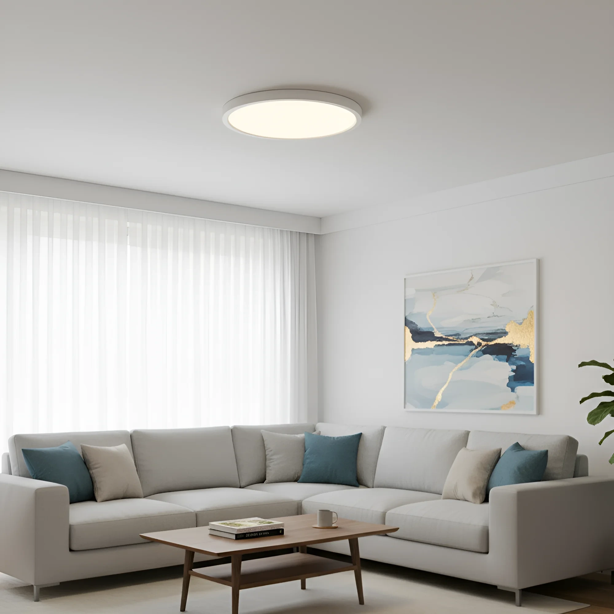 LED PLAFONJERA OKRUGLI 35W BELI — slika 2
