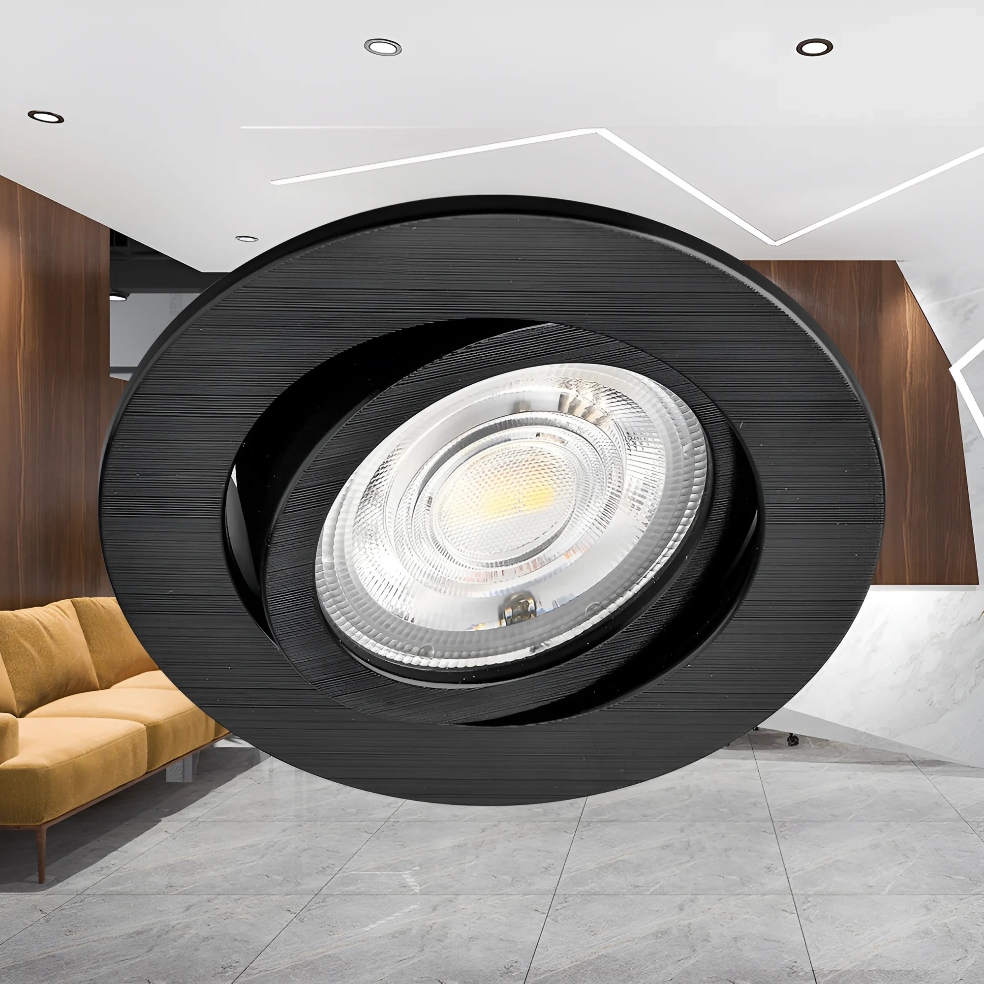 LED SPOT SVETILJKA OKRUGLA 7W CRNA CCT — slika 2