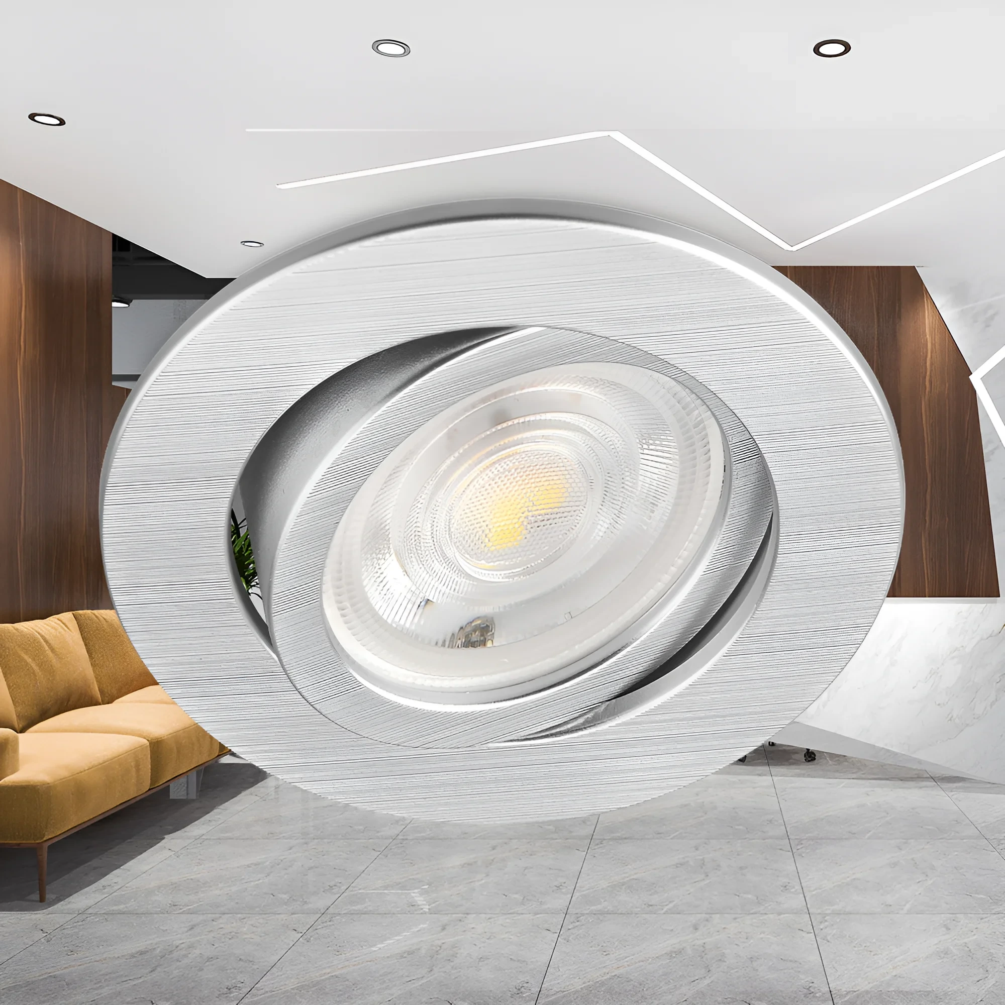LED SPOT SVETILJKA OKRUGLA 7W SREBRNA CCT — slika 2