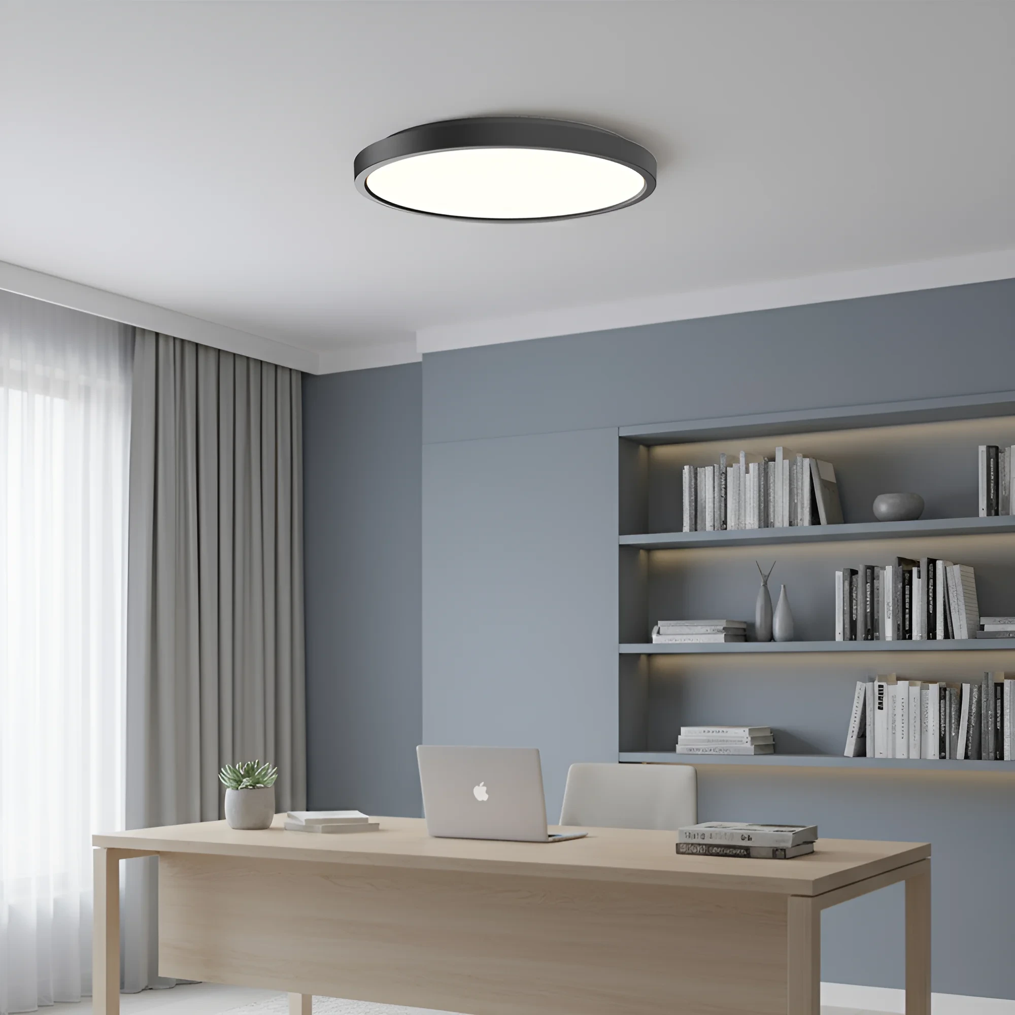 LED PLAFONJERA OKRUGLI 45W CRNI — slika 2