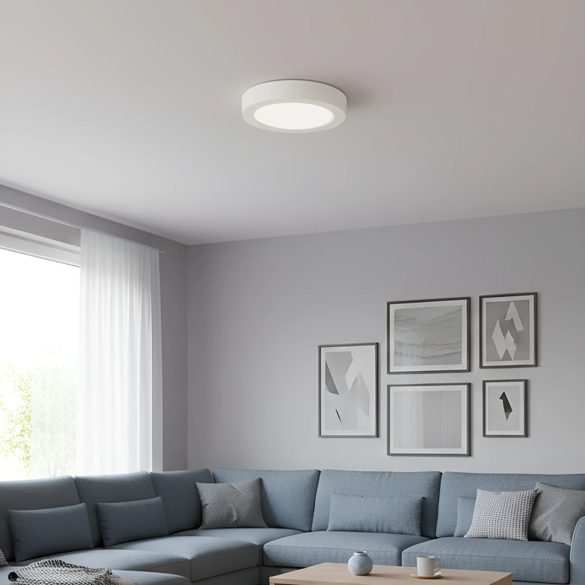 LED PANEL NADGRADNI OKRUGLI 8" 18W BELI 4000K — slika 2