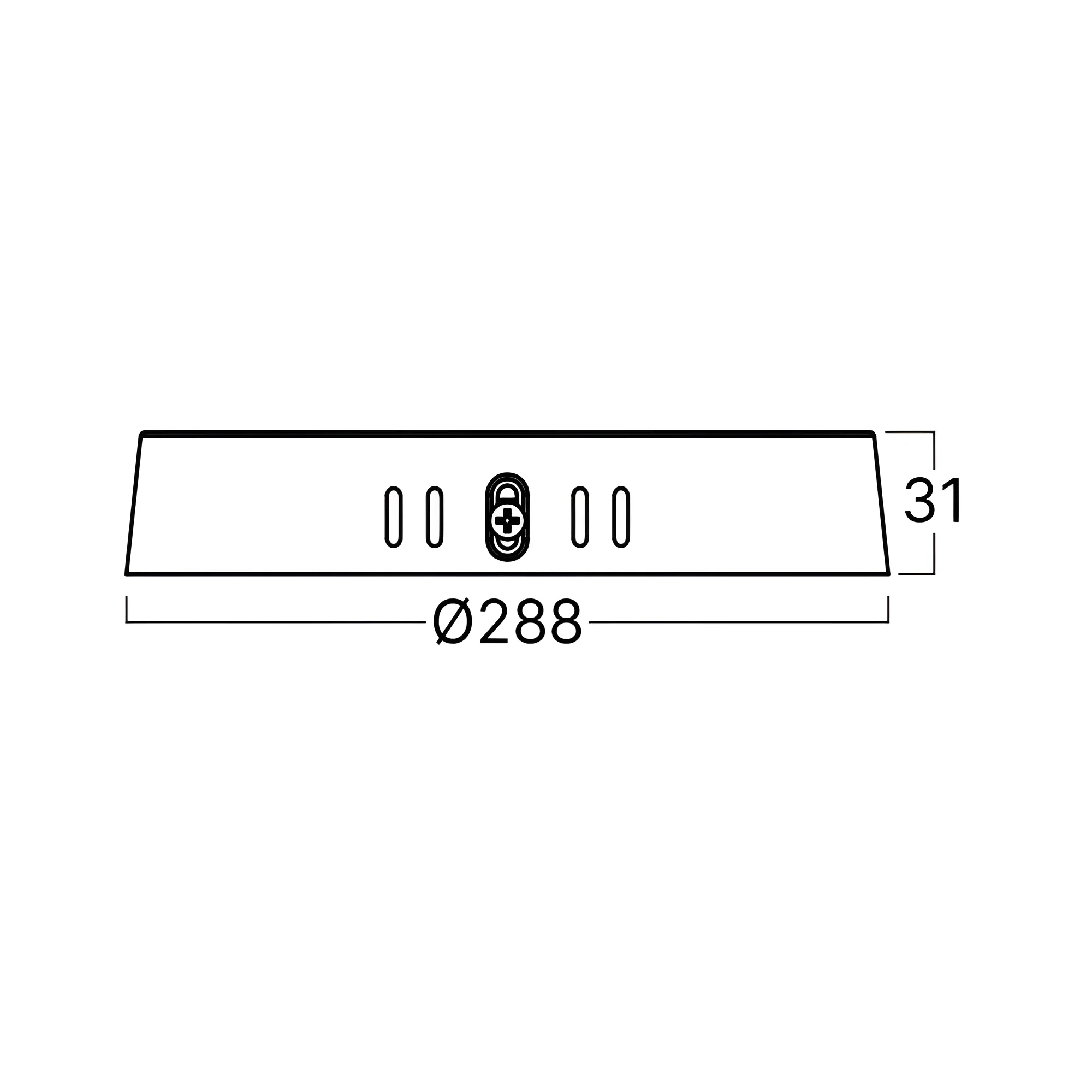 LED PANEL NADGRADNI OKRUGLI 10" 24W BELI 4000K — slika 5