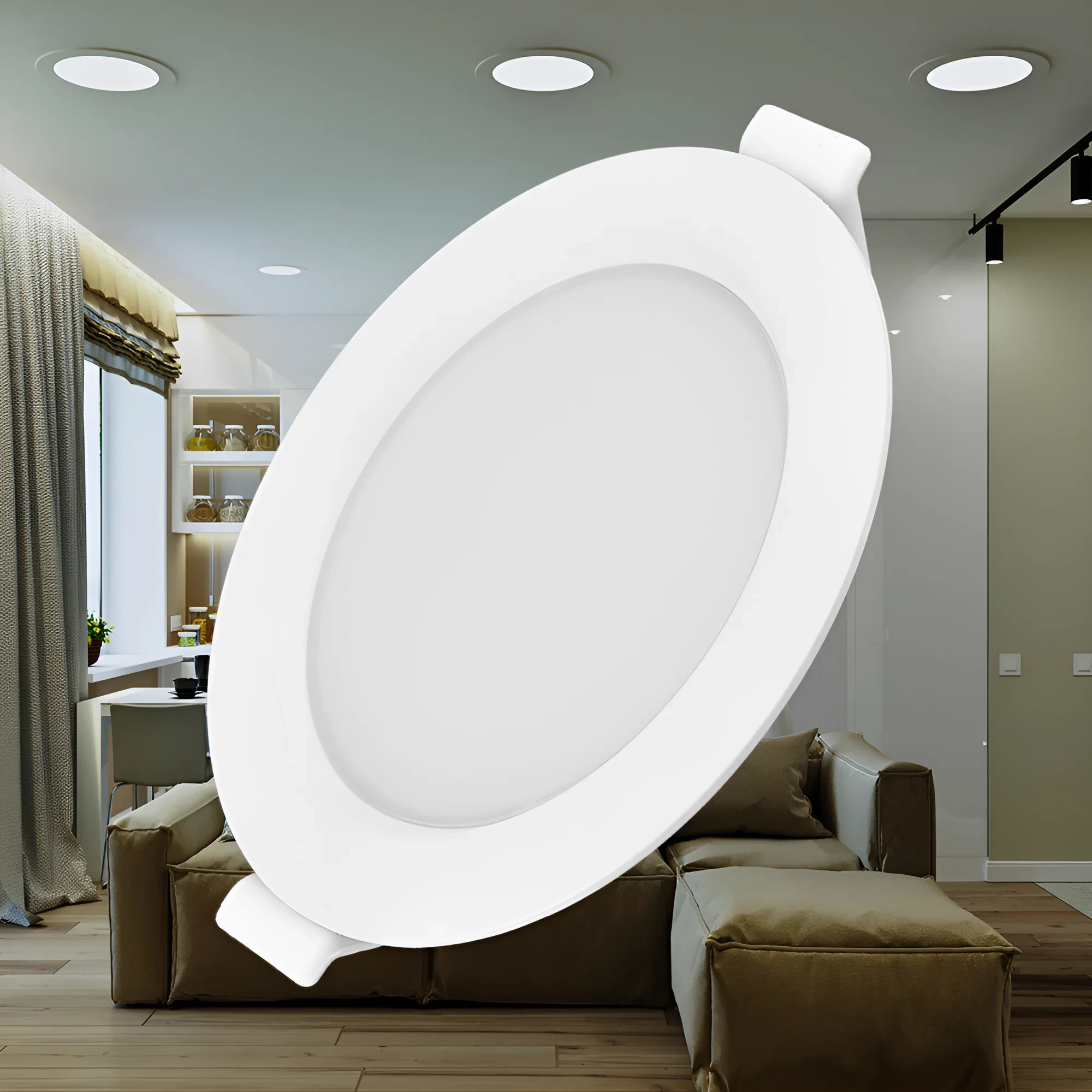 LED DOWNLIGHT 3" 6W BELI 3000K — slika 2