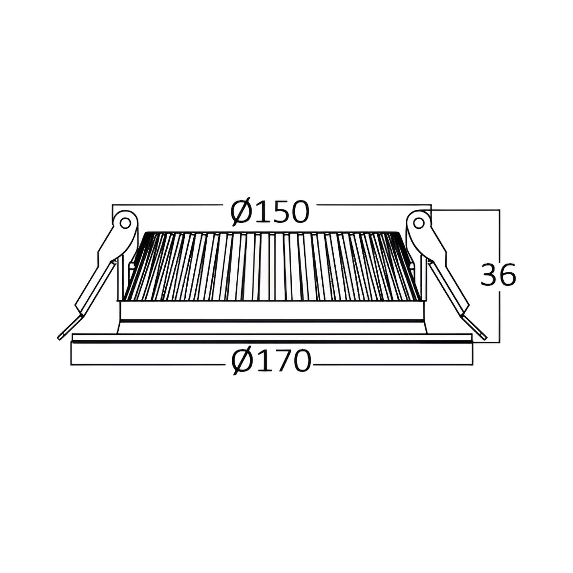 LED DOWNLIGHT 18W BELI 6500K — slika 5