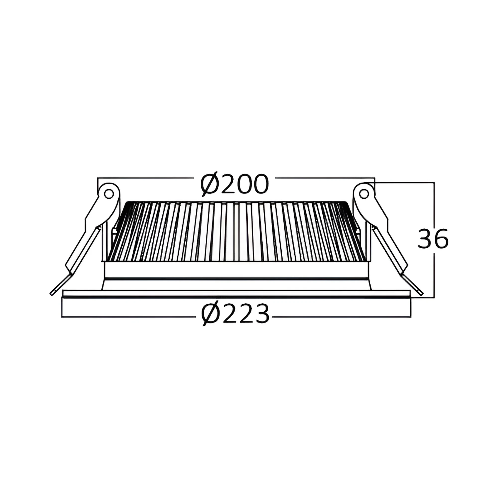 LED DOWNLIGHT 24W BELI 6500K — slika 5