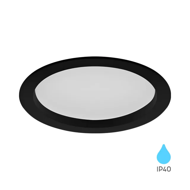 LED DOWNLIGHT 32W CRNI 6500K