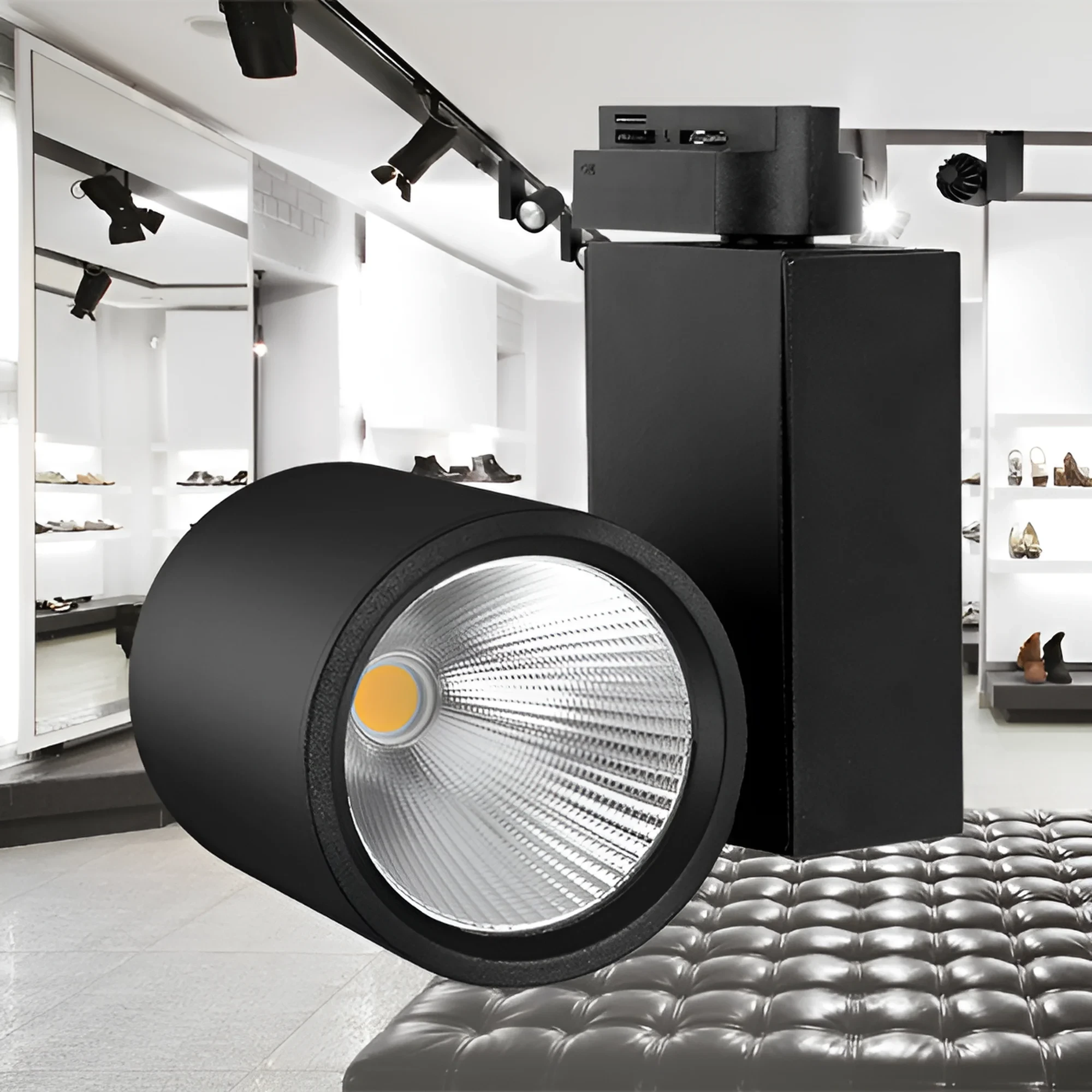 LED SINSKI REFLEKTOR SURFACE 30W CRNI 4000K MONOFAZNI — slika 2