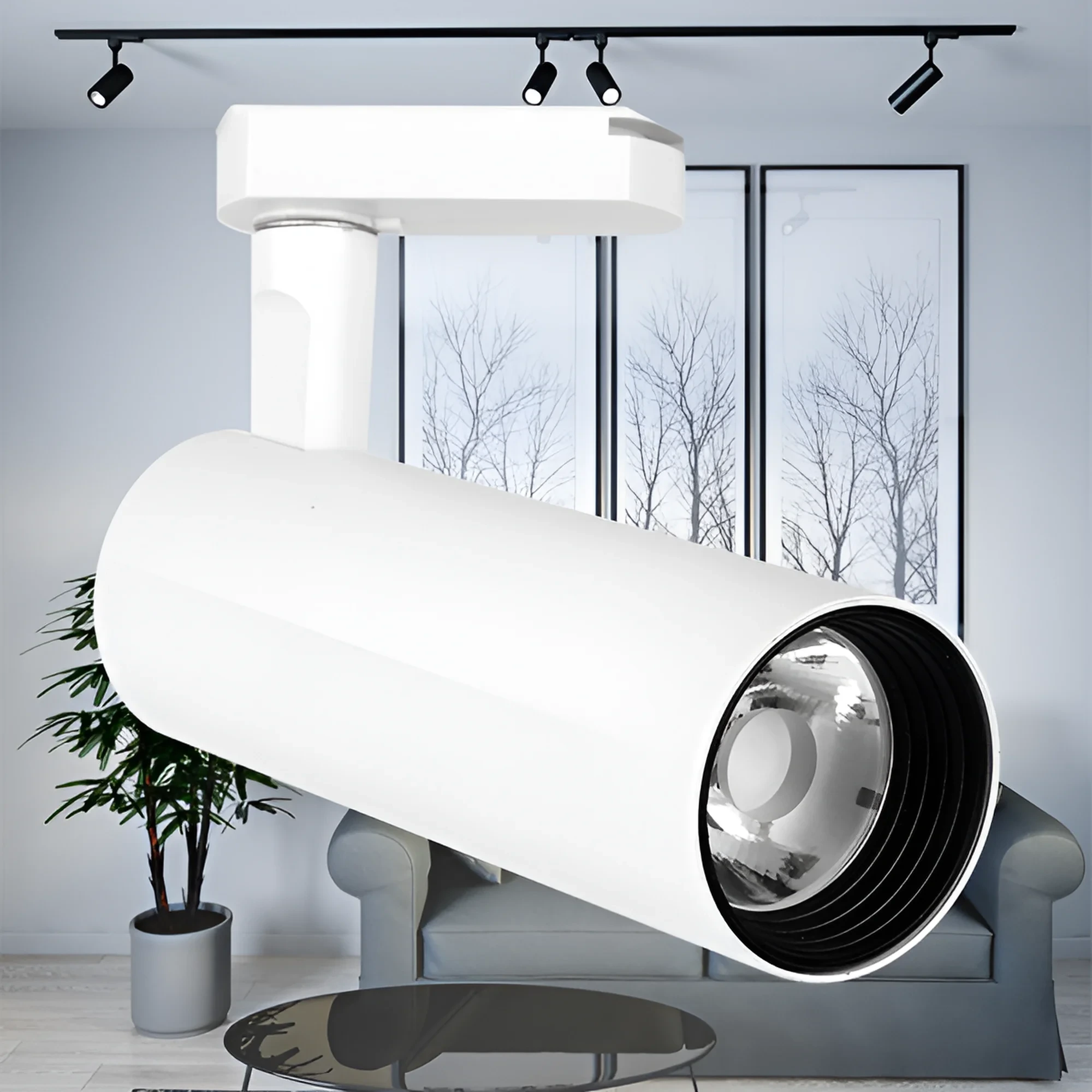 LED SINSKI REFLEKTOR 15W BELI 4000K TROFAZNI — slika 2