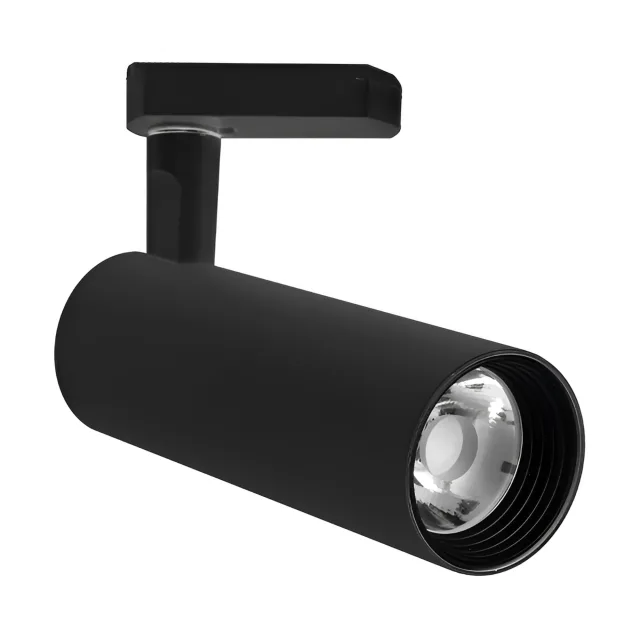 LED SINSKI REFLEKTOR 15W CRNI 4000K TROFAZNI