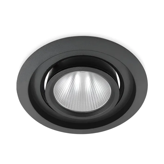 LED DOWNLIGHT OKRUGLI 40W CRNI 3000K