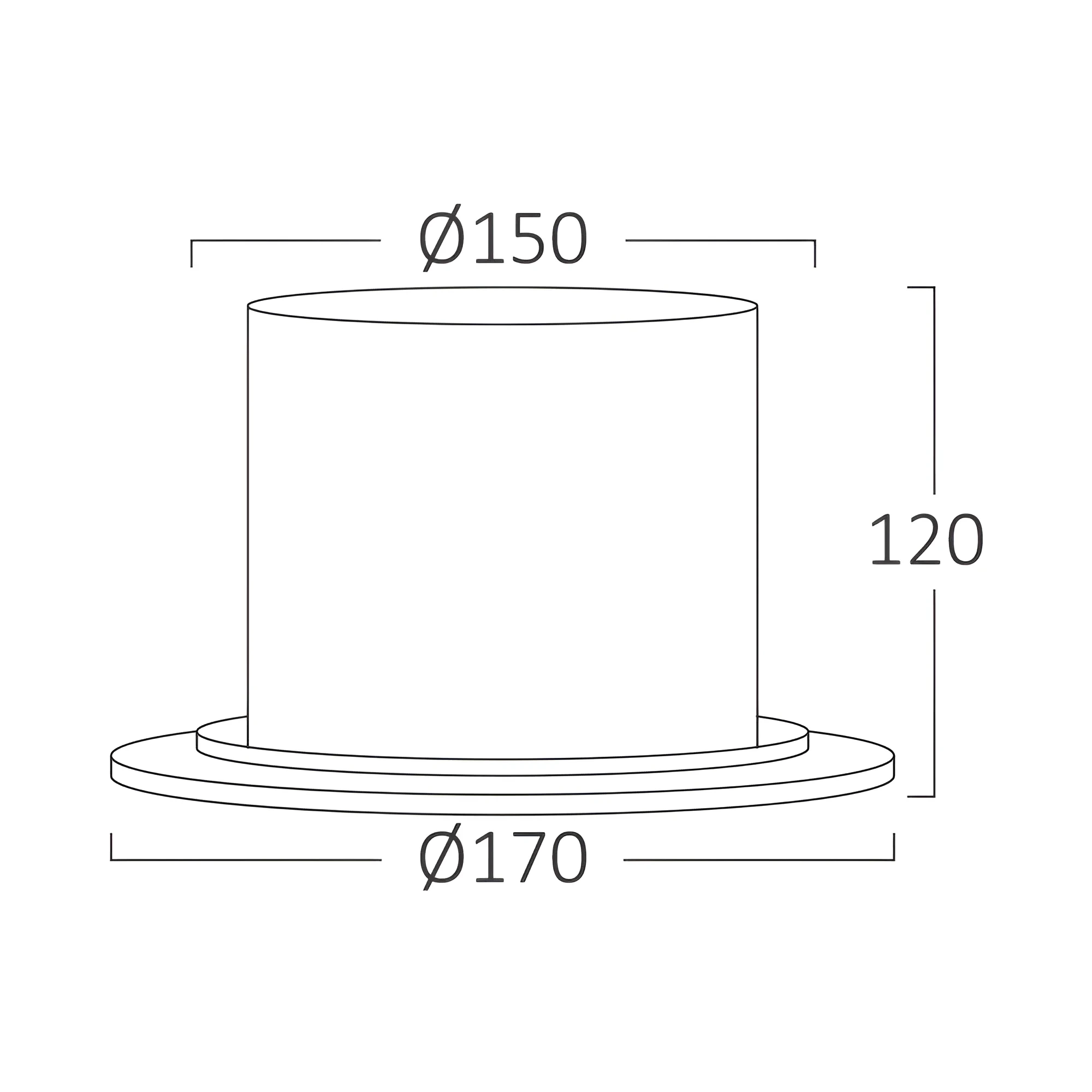 LED DOWNLIGHT OKRUGLI 40W CRNI 3000K — slika 6