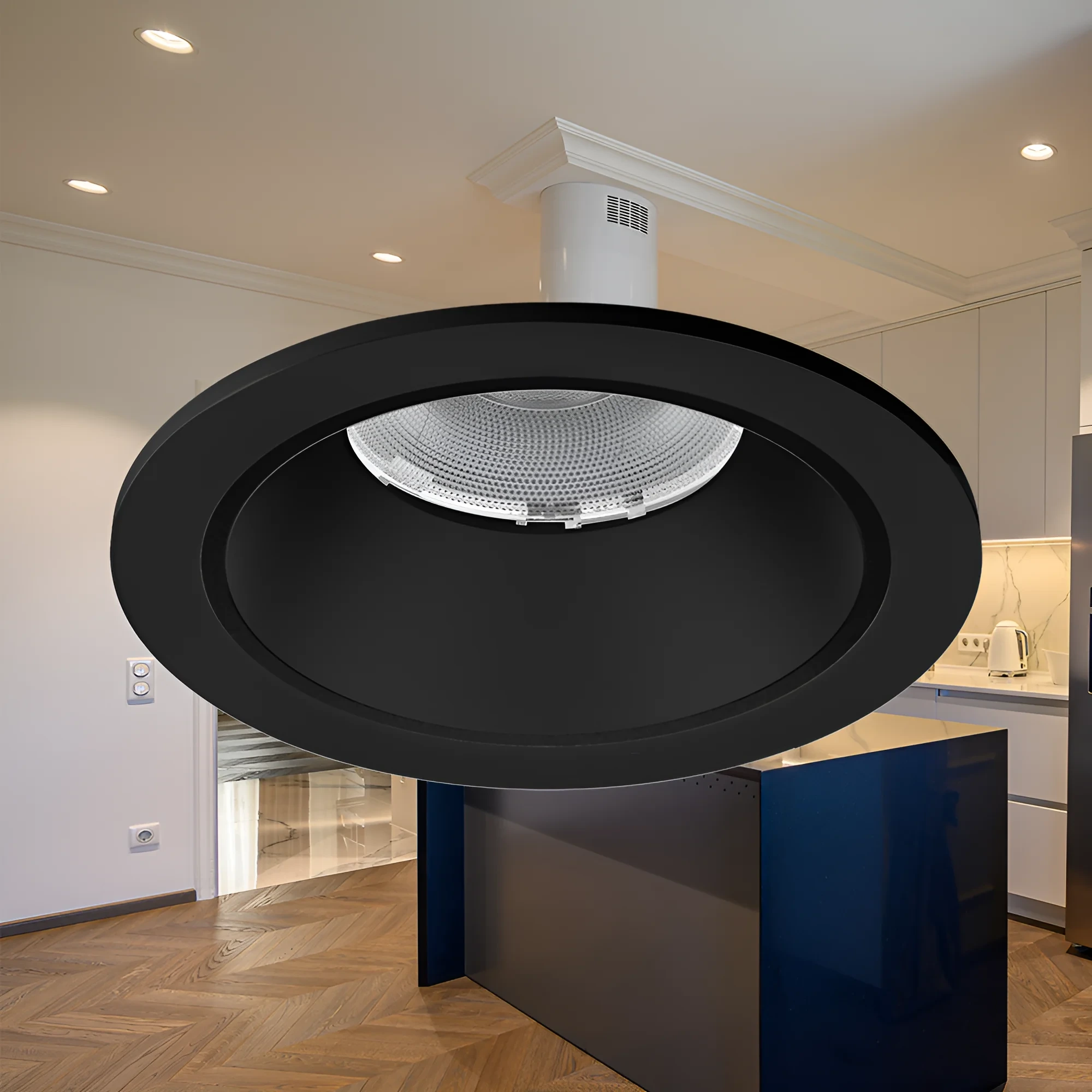 LED DOWNLIGHT 10W CRNI CCT — slika 2