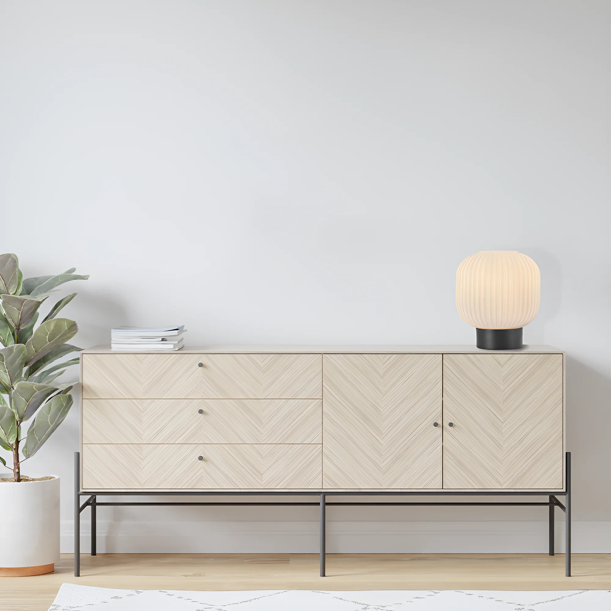 STONA LAMPA E27 OPAL/CRNI — slika 2