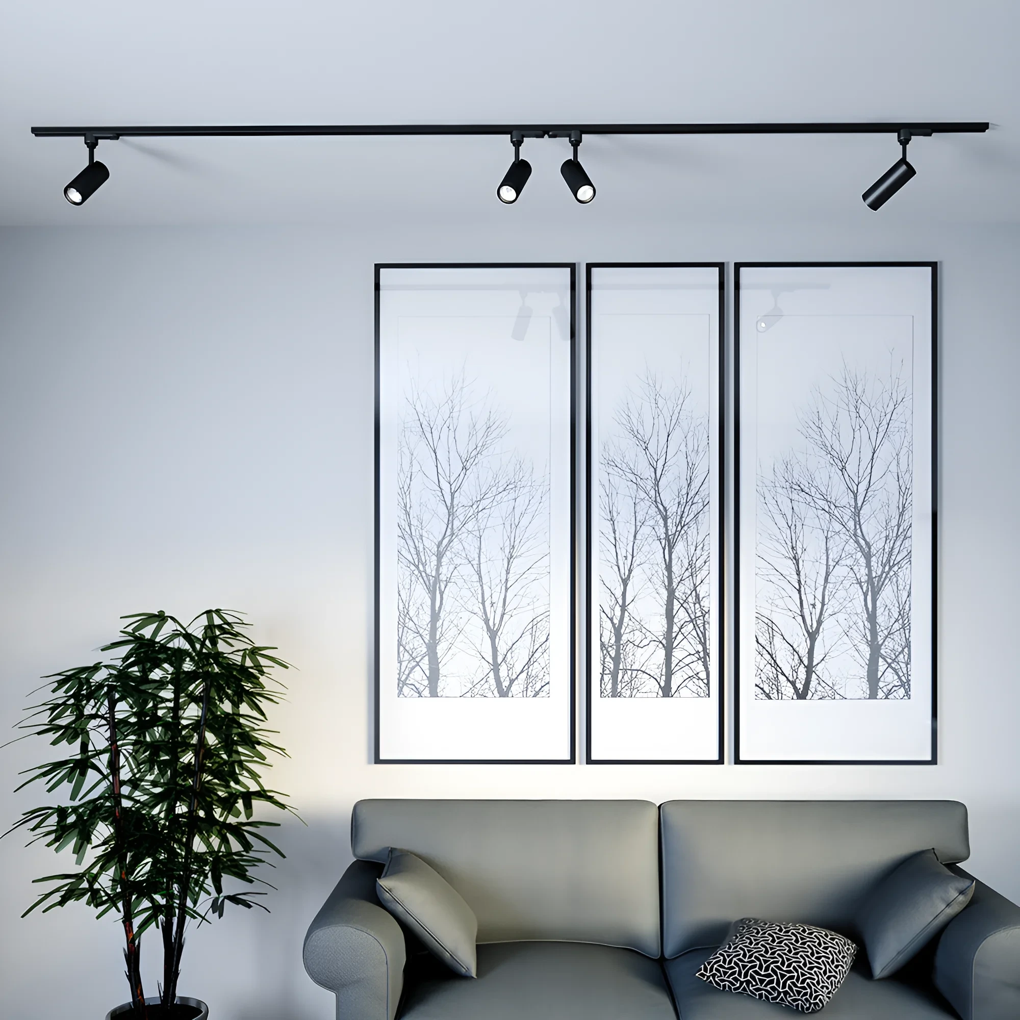 LED SINSKI REFLEKTOR 15W CRNI 3000K — slika 2