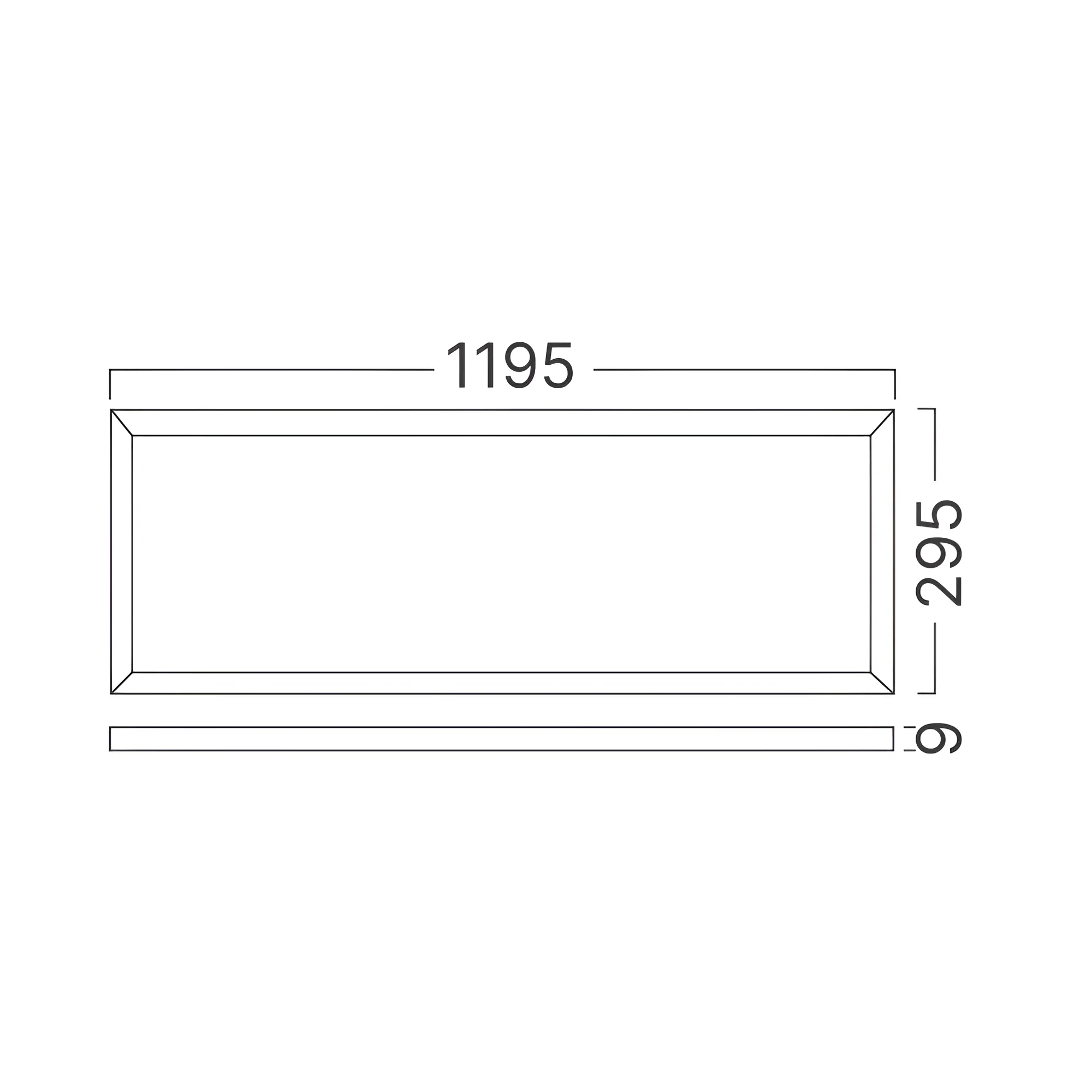LED PANEL UGRADNI 295X1195 40W BELI CCT — slika 7