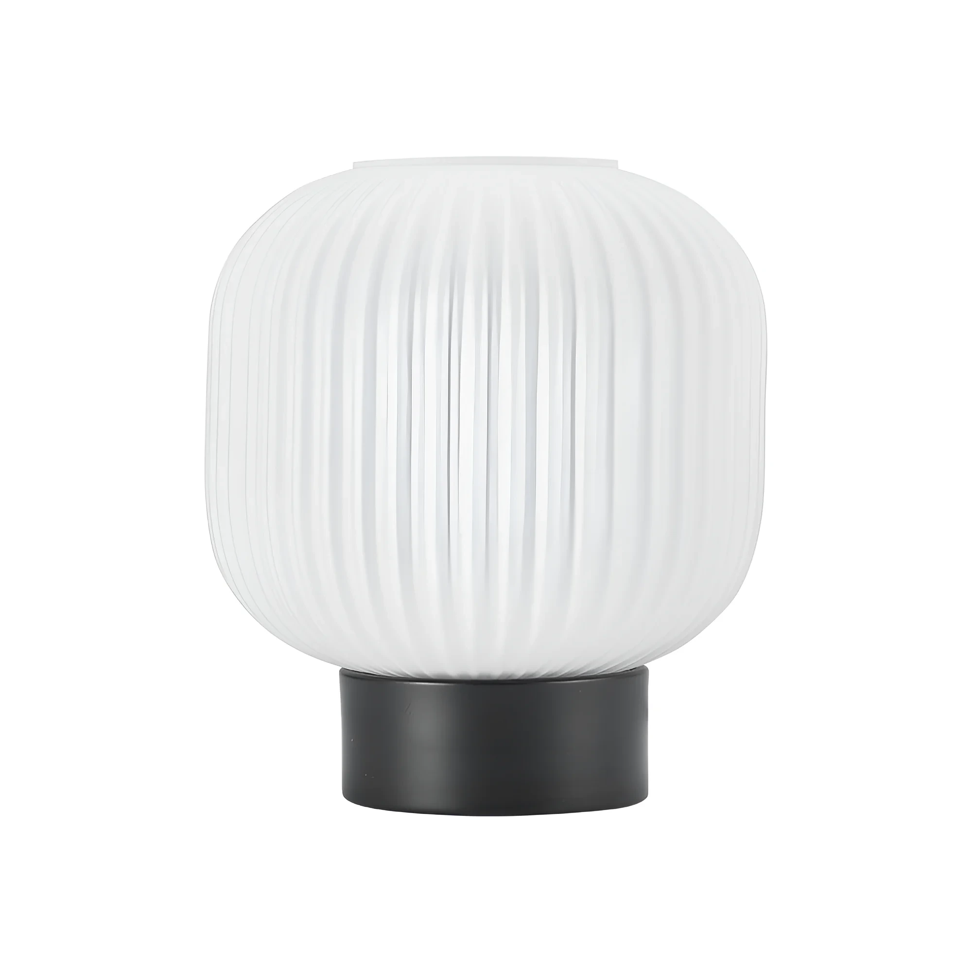 STONA LAMPA E27 OPAL/CRNI — slika 3
