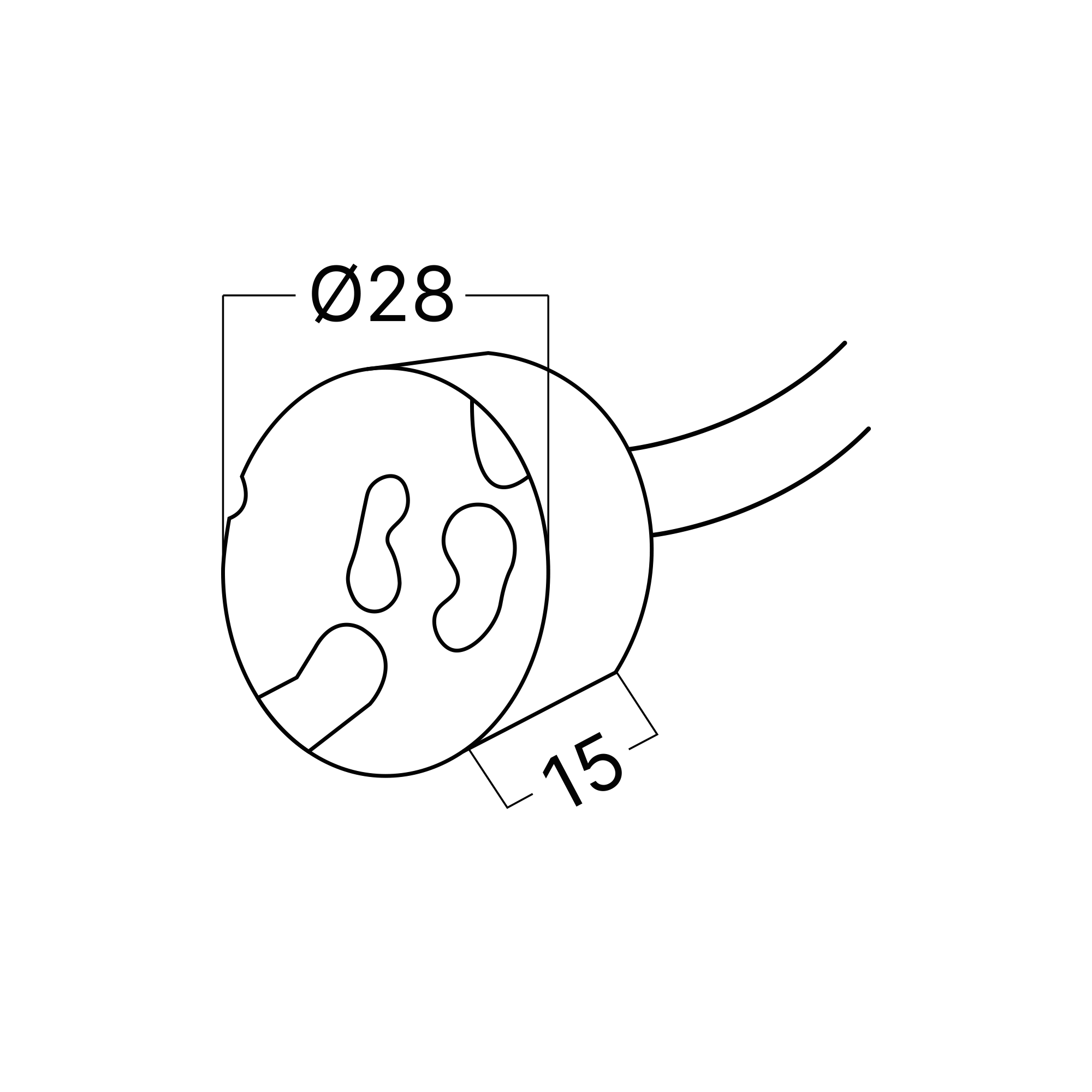GU10 KERAMICKO GRLO 15CM — slika 6