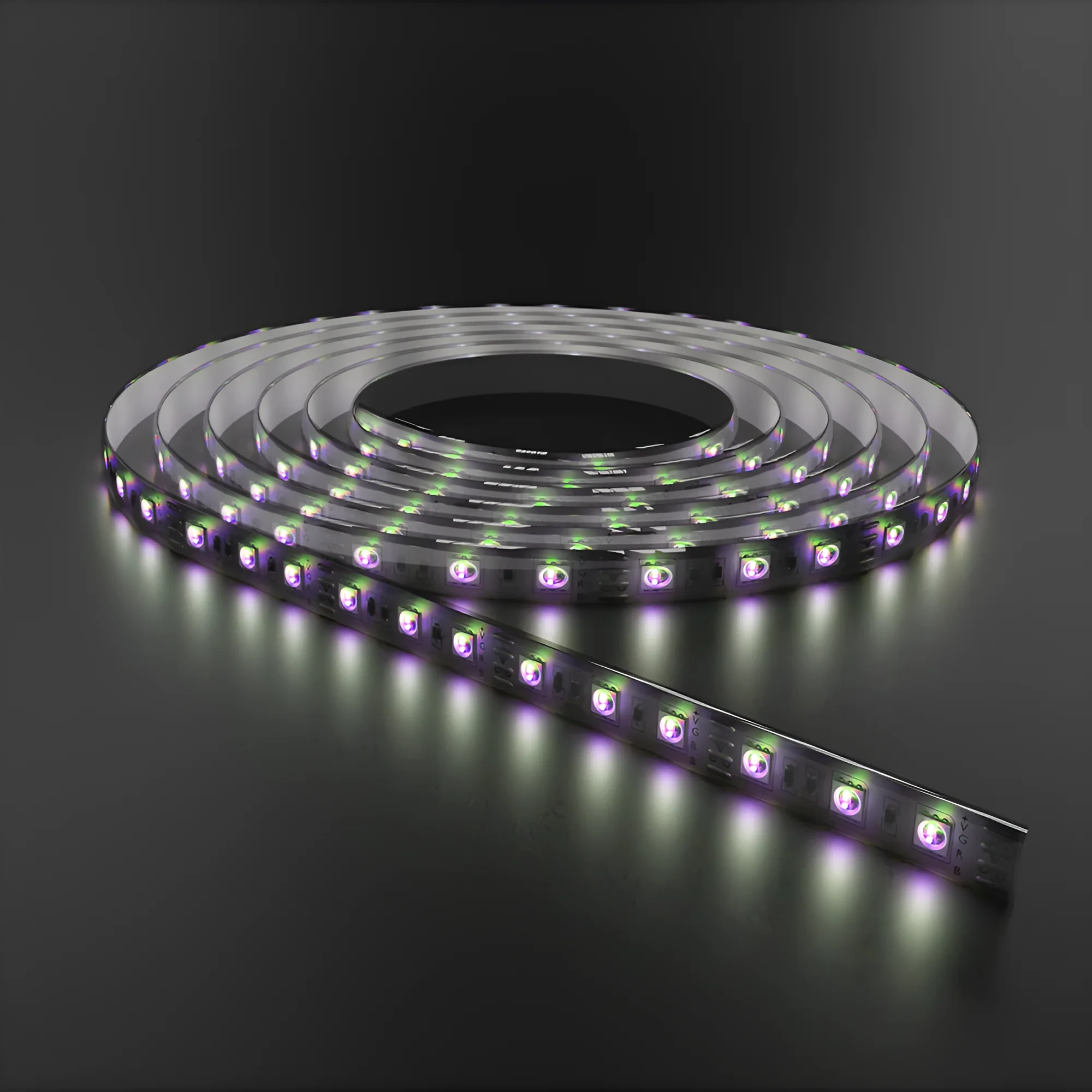 LED TRAKA 12W 60LED 5050 RGB 12V IP54 5m — slika 2