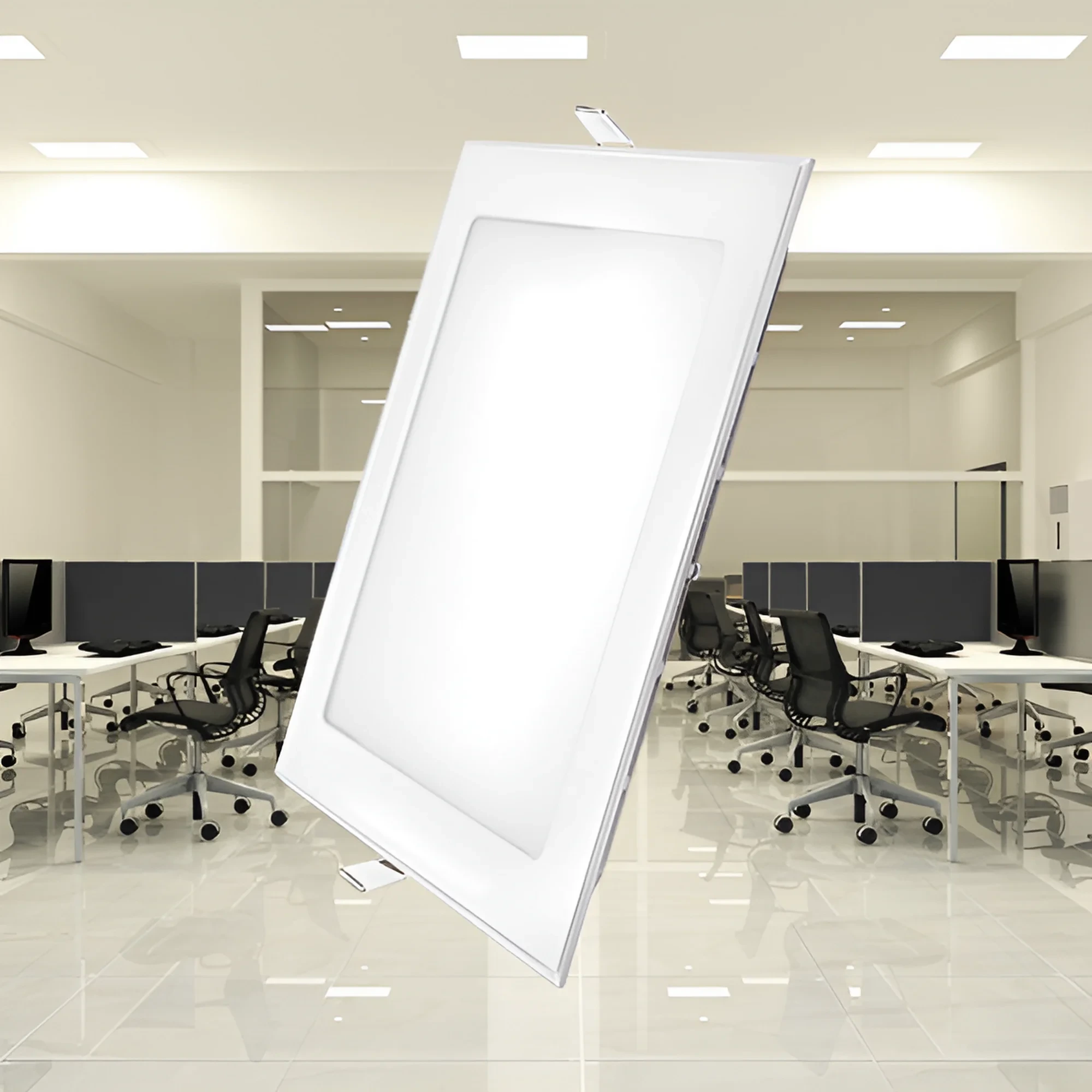 LED PANEL UGRADNI KVADRATNI 6" 12W BELI 4000K — slika 2