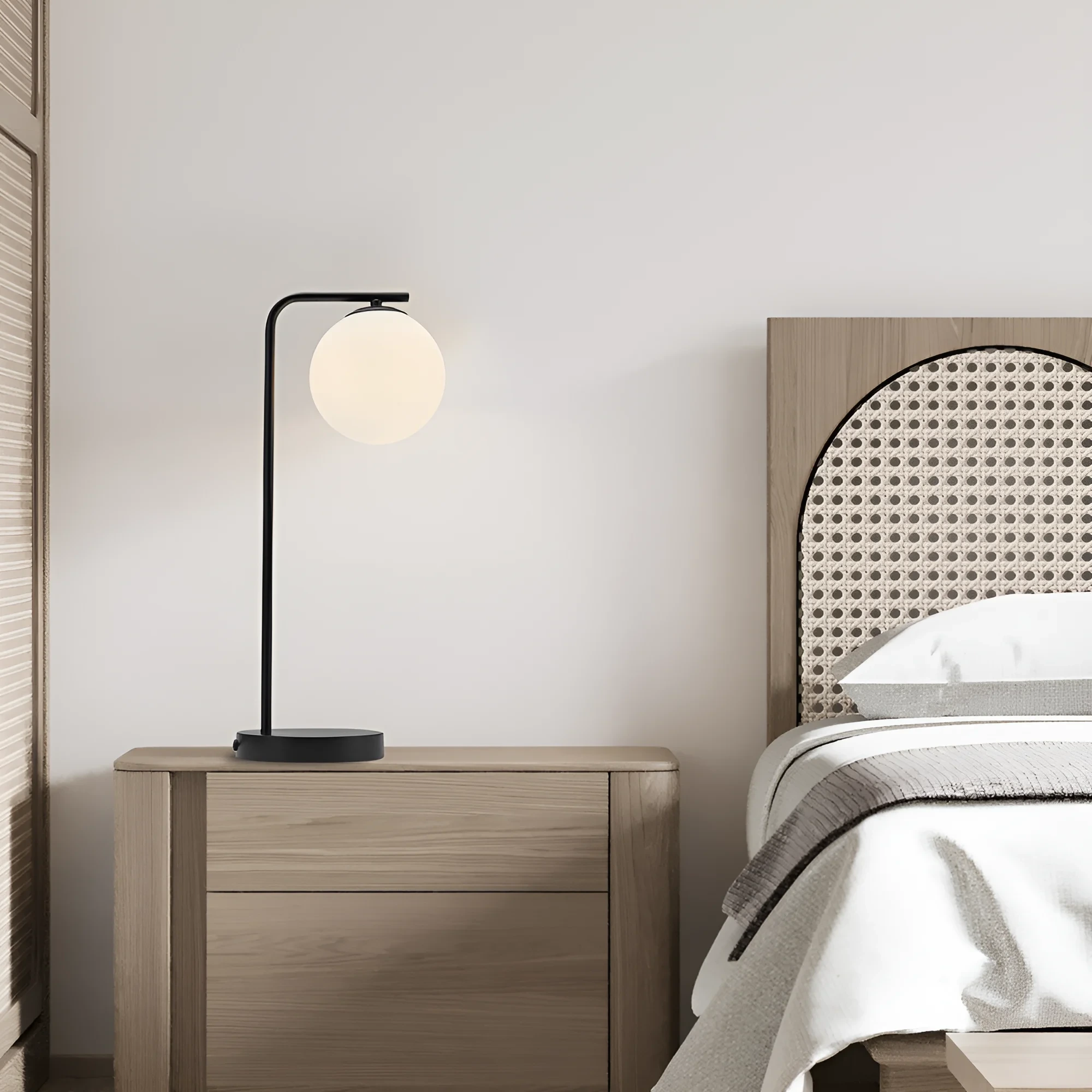 STONA LAMPA G9 OPAL/CRNI — slika 2