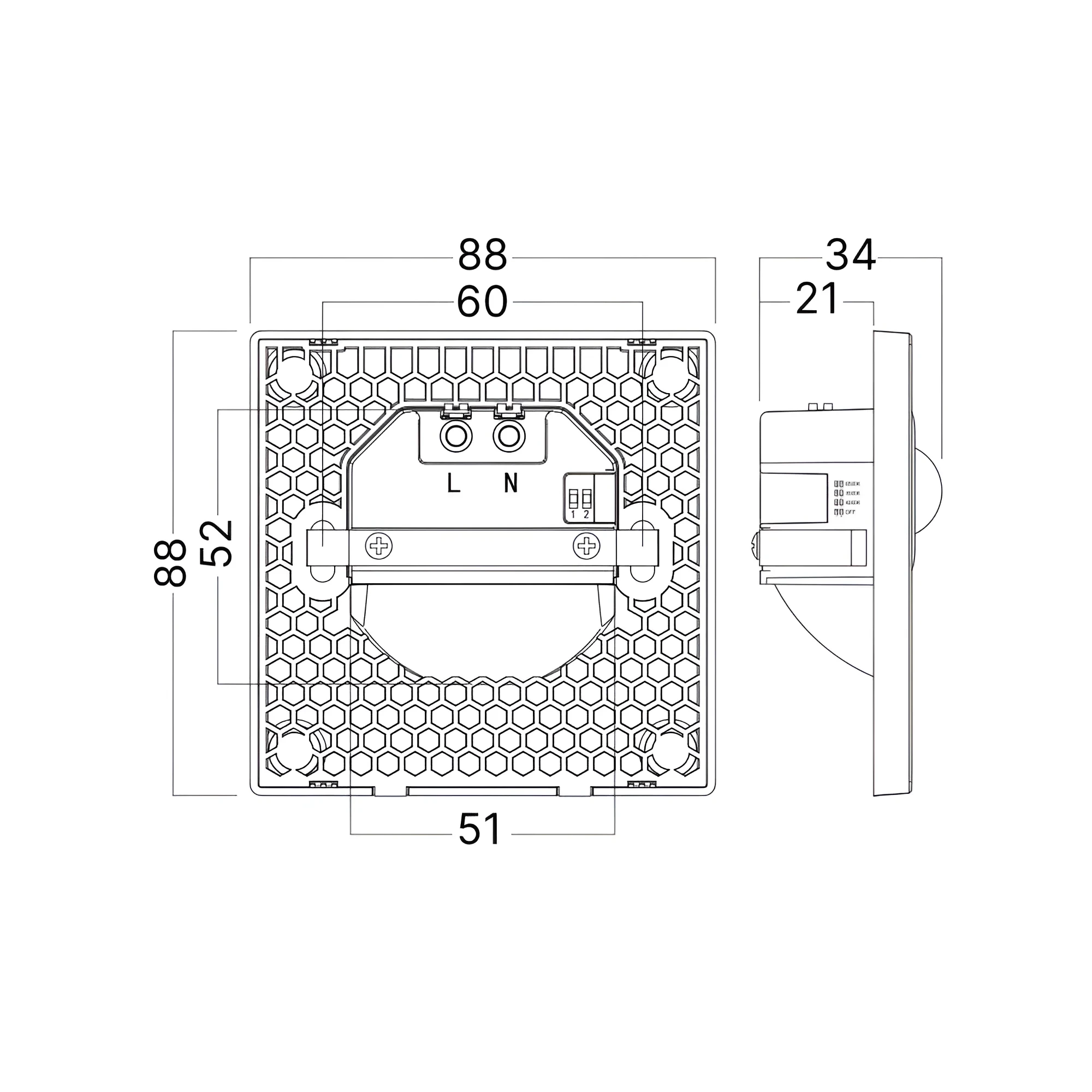 LED STEPENISNA SVETILJKA SA SENZOROM 1.5W CRNA CCT — slika 7