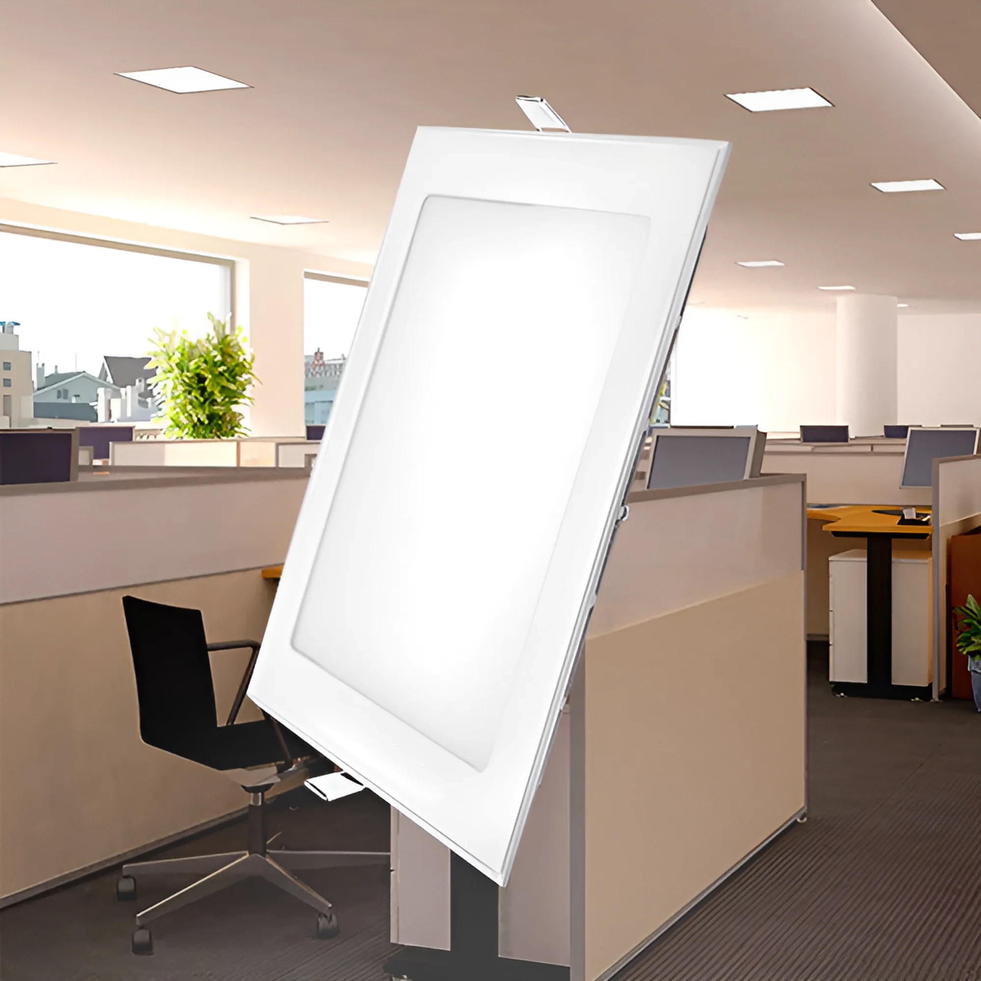 LED PANEL UGRADNI KVADRATNI 8" 18W BELI 6500K — slika 2